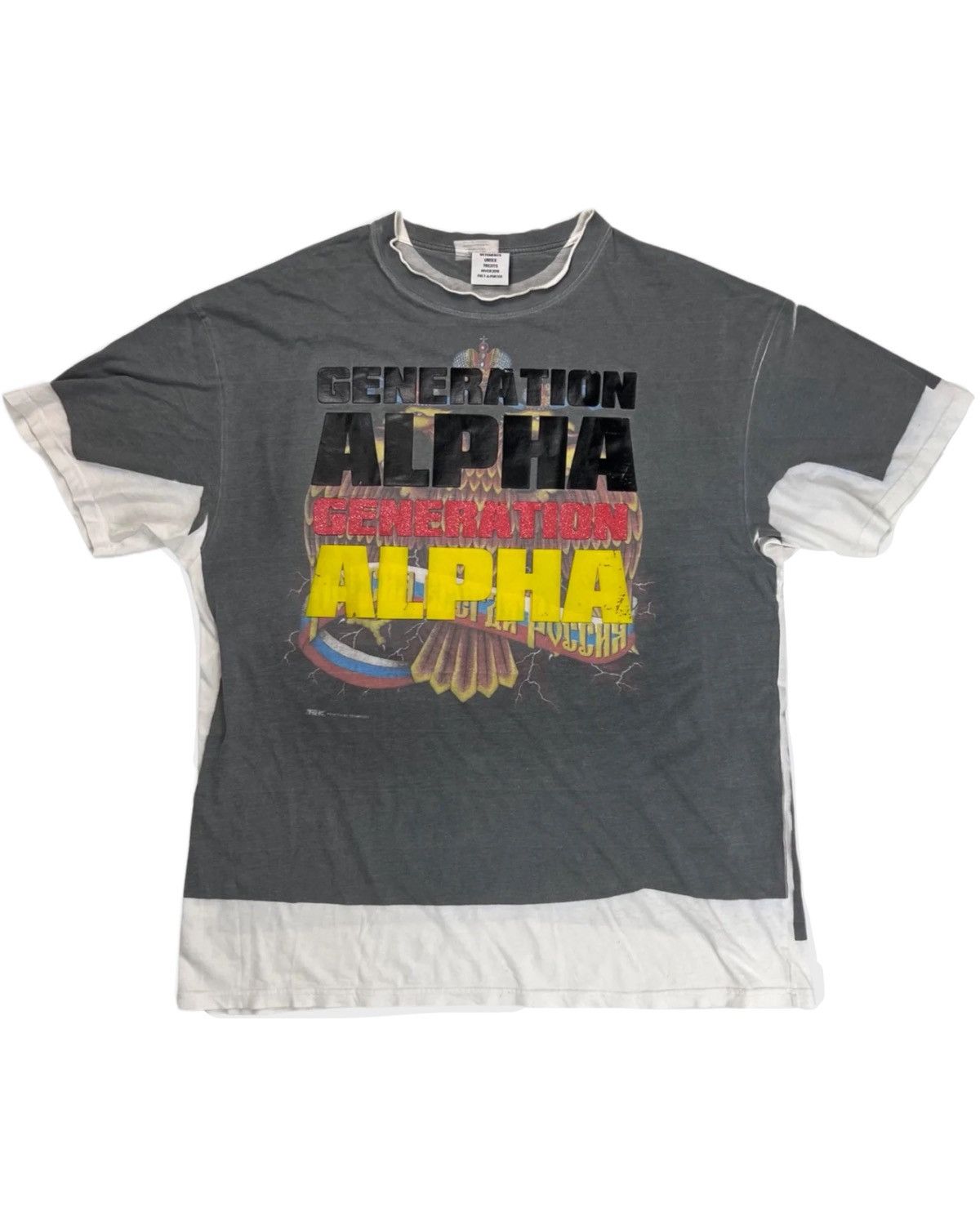 Vetements Vetements Generation Alpha Trompe L’oeil Tshirt Size US M / EU 48-50 / 2 - 1 Thumbnail
