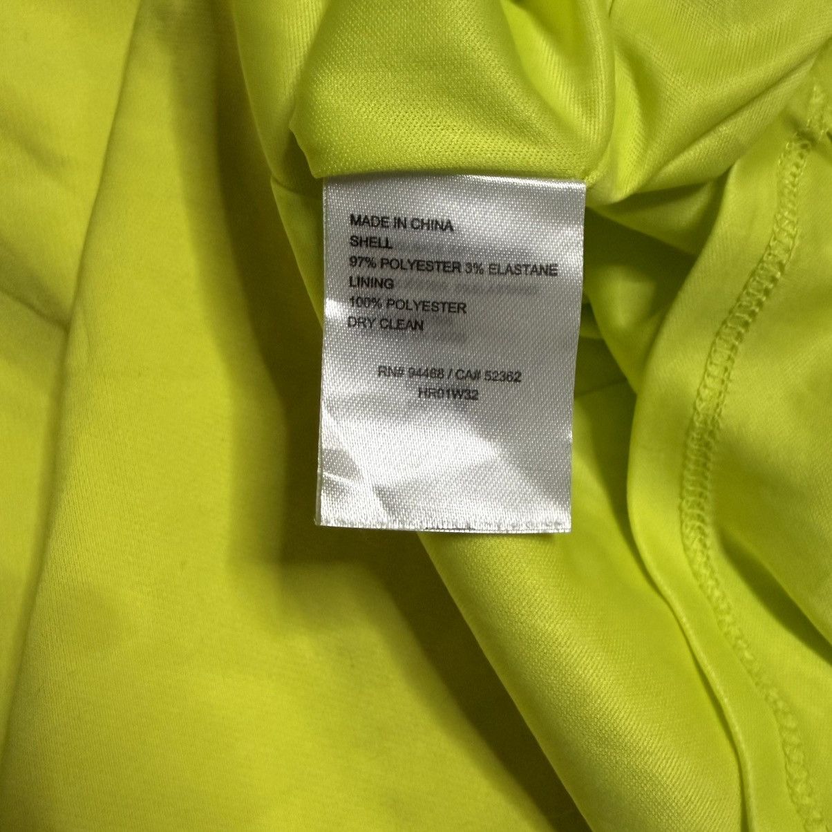 Laundry by Shelli Segal Laundry By Shelli Segal Neon Yellow Sleeveless Mini Dress Size L / US 10 / IT 46 - 5 Thumbnail