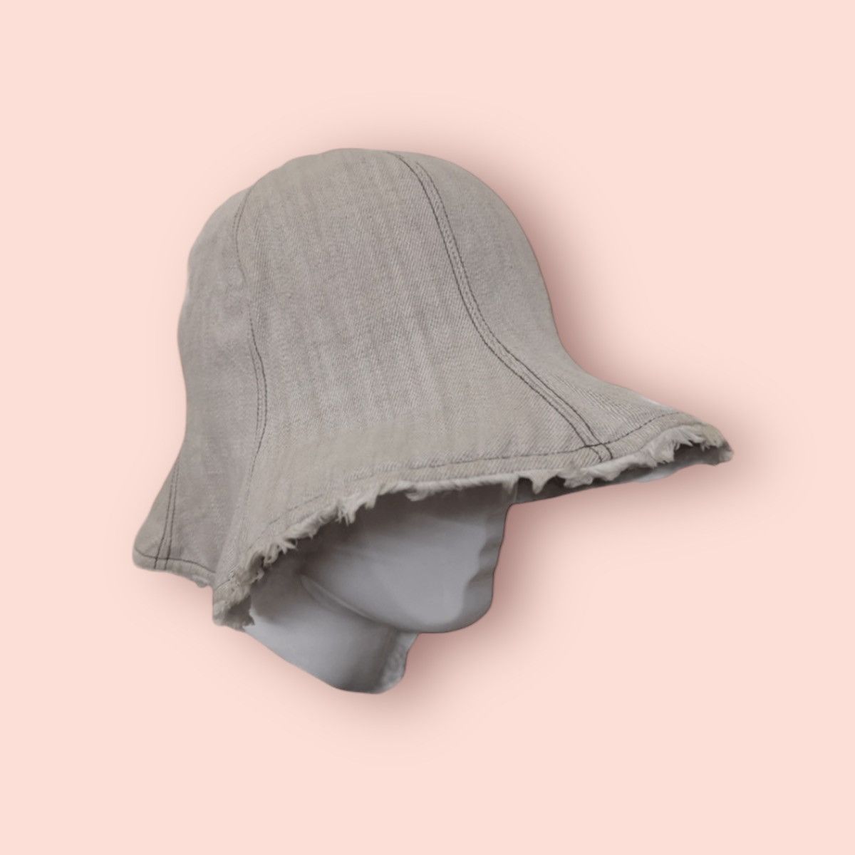 Other RARE DENIM BUCKET HAT JAPAN DESIGNER Size ONE SIZE - 4 Thumbnail