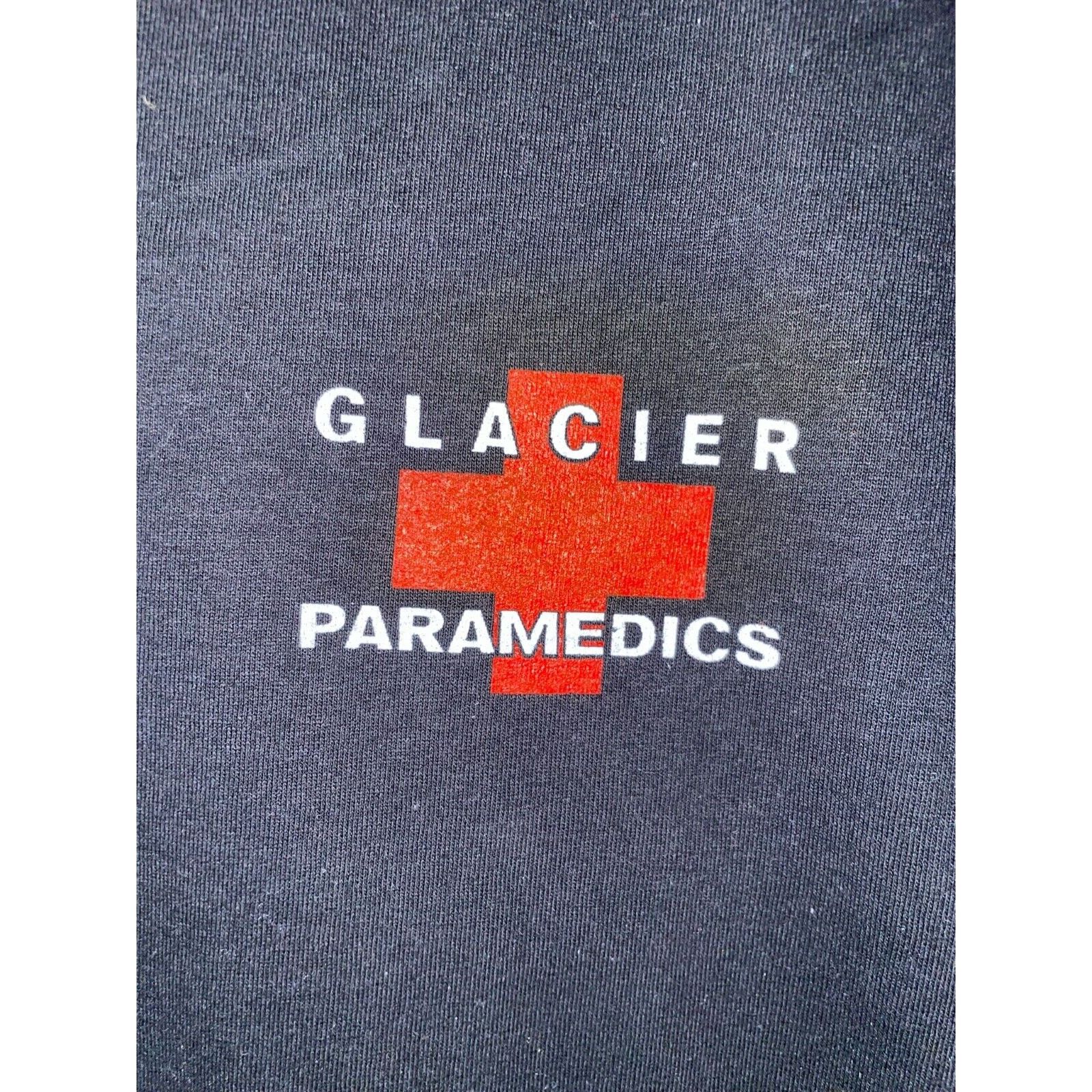 Jerzees Vintage Glacier Park Shirt Paramedics Medic Tee VTG 90s XL Size US XL / EU 56 / 4 - 3 Thumbnail