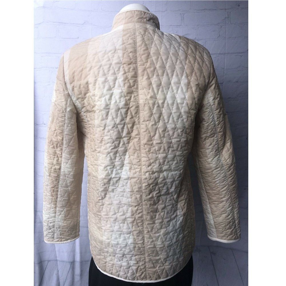 Other Goldix Beige Lightweight Lined Quilted Jacket Size UK 10 US Size S / US 4 / IT 40 - 2 Thumbnail
