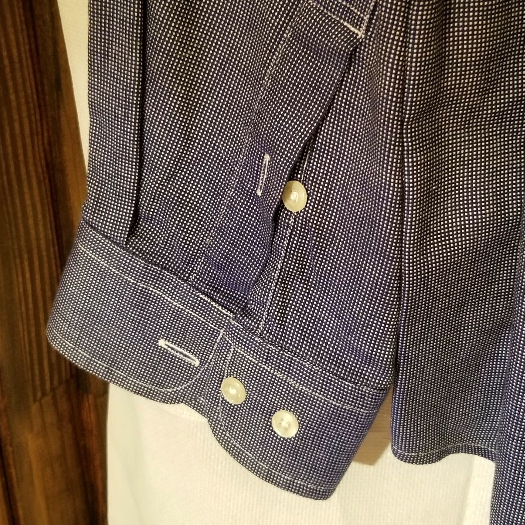 Tommy Hilfiger VINTAGE Tommy Hilfiger Shirt XL Long Sleeve Button-Up Blue White Checkered Mens Size US XL / EU 56 / 4 - 8 Thumbnail