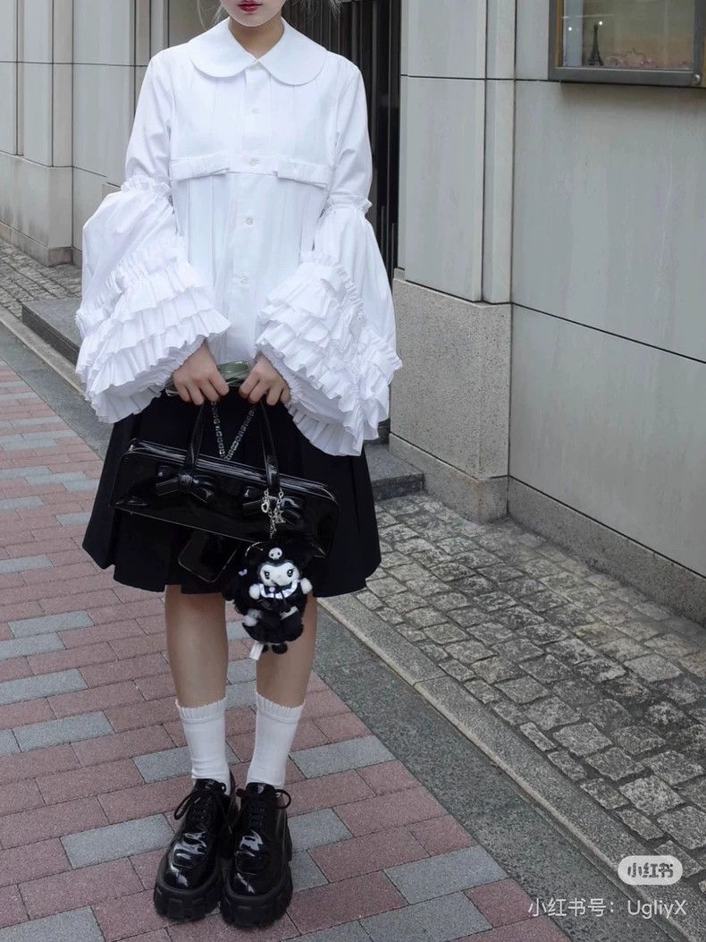 Comme des Garcons Comme Des Garcons Popular Bow Pleated Shirt Size S / US 4 / IT 40 - 9 Thumbnail