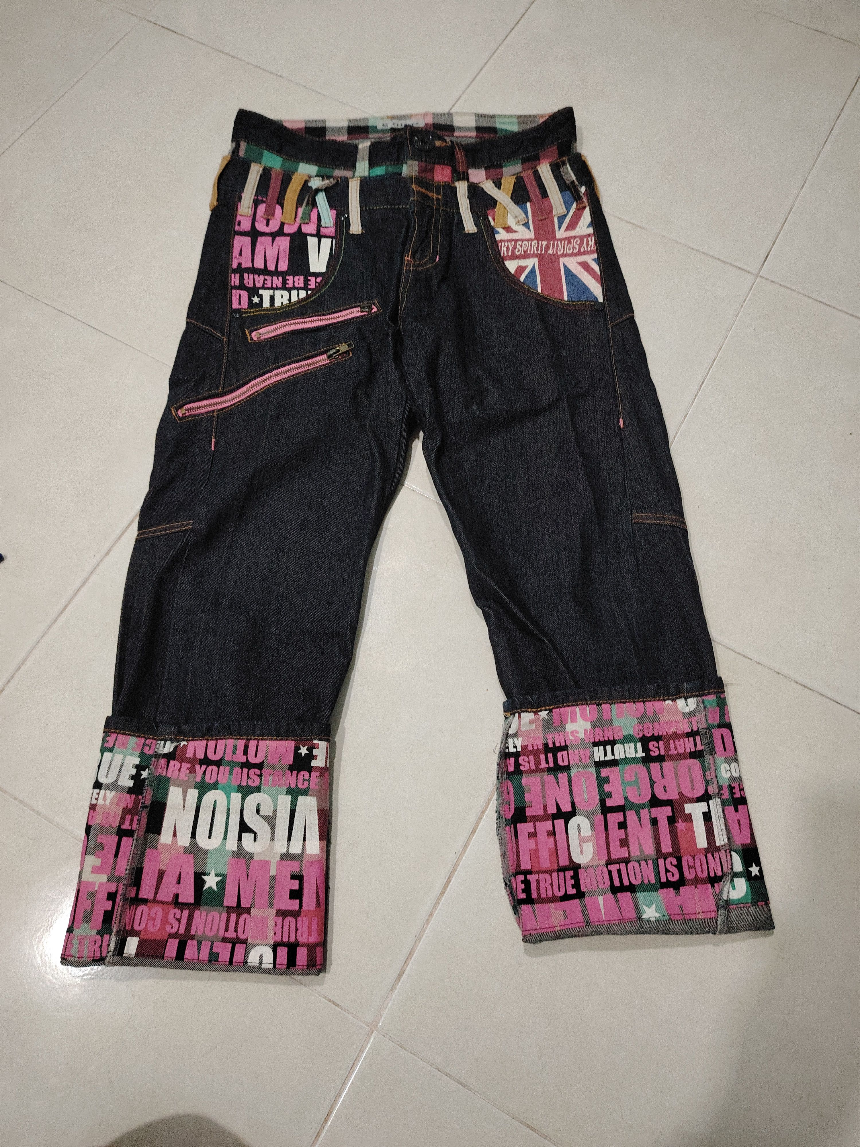 Japanese Brand Vintage Sorridere Japan Double Waist Jeans Size US 32 / EU 48 - 9 Thumbnail