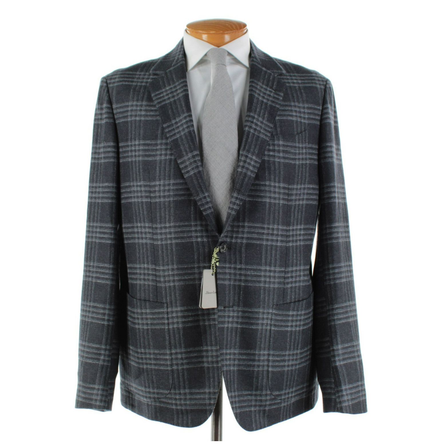 SARTORIO Sartorio Sport Coat Size 46 Regular US in Gray Size 46R - 1 Thumbnail