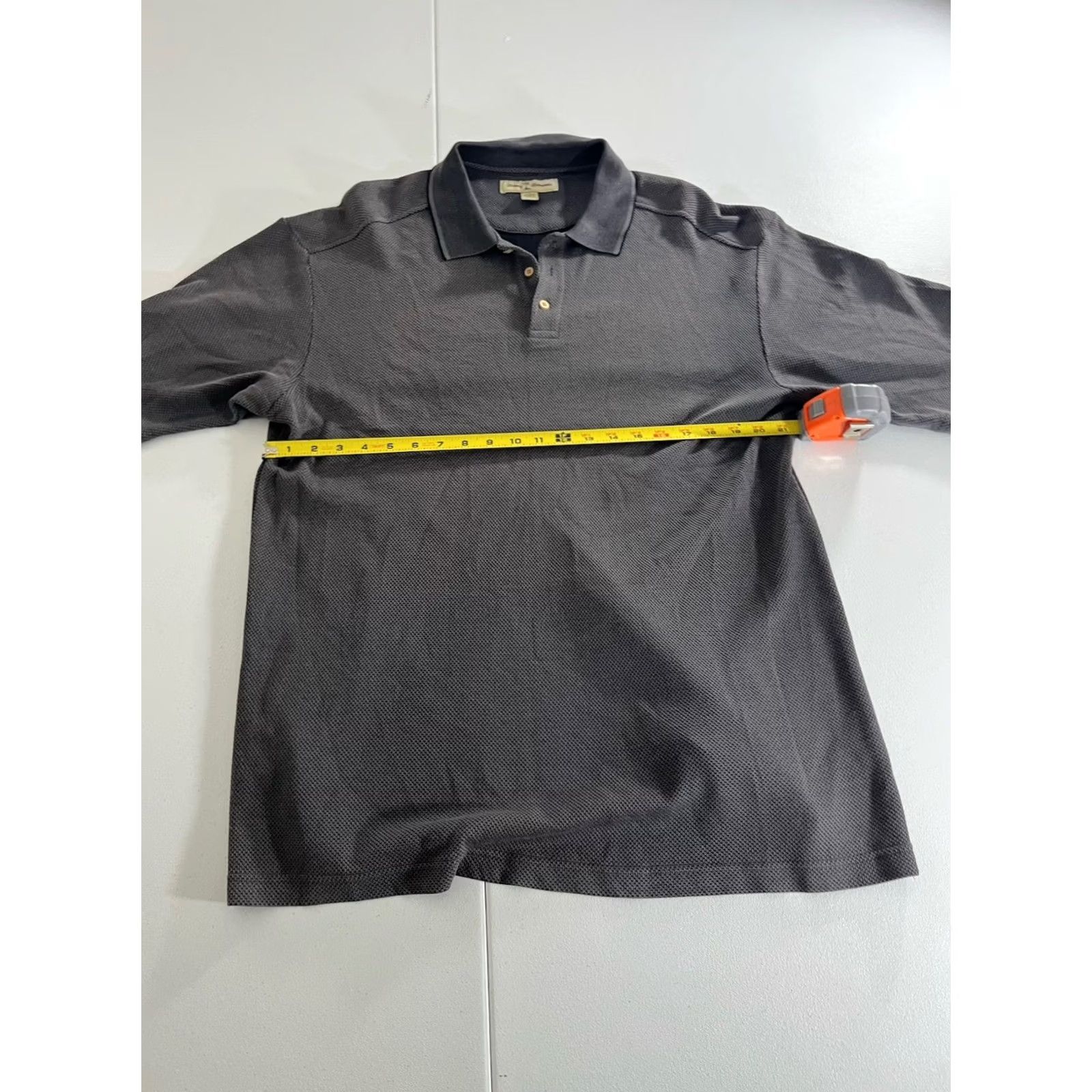 Tommy Bahama Tommy Bahama Polo Shirt Gray Short Sleeve XL Men Regular Classic Golf Casual Button Collared Logo Size US XL / EU 56 / 4 - 4 Thumbnail