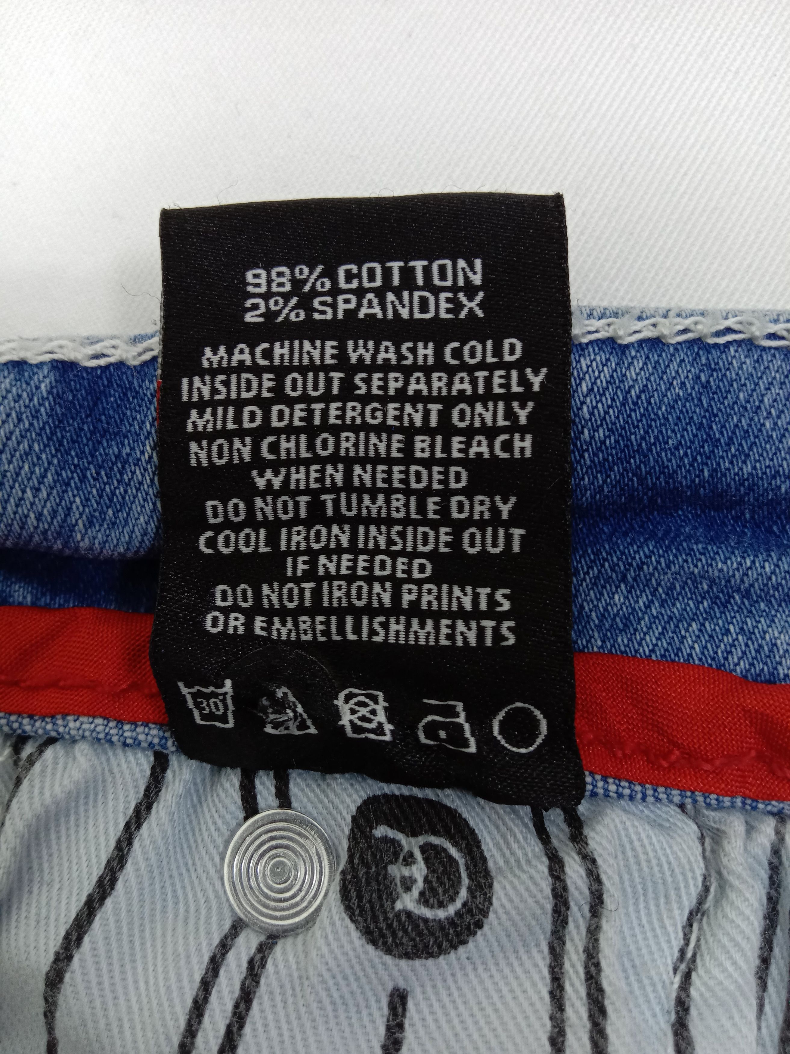 If Six Was Nine Vintage Japanese Bondage Multi Pocket Cargo Jeans Size US 34 / EU 50 - 14 Thumbnail