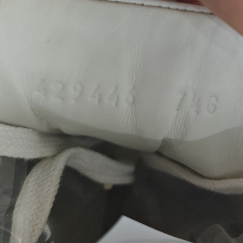Gucci Gucci Ace Leather Sneakers in White and Green Size US 8 / EU 41 - 5 Thumbnail