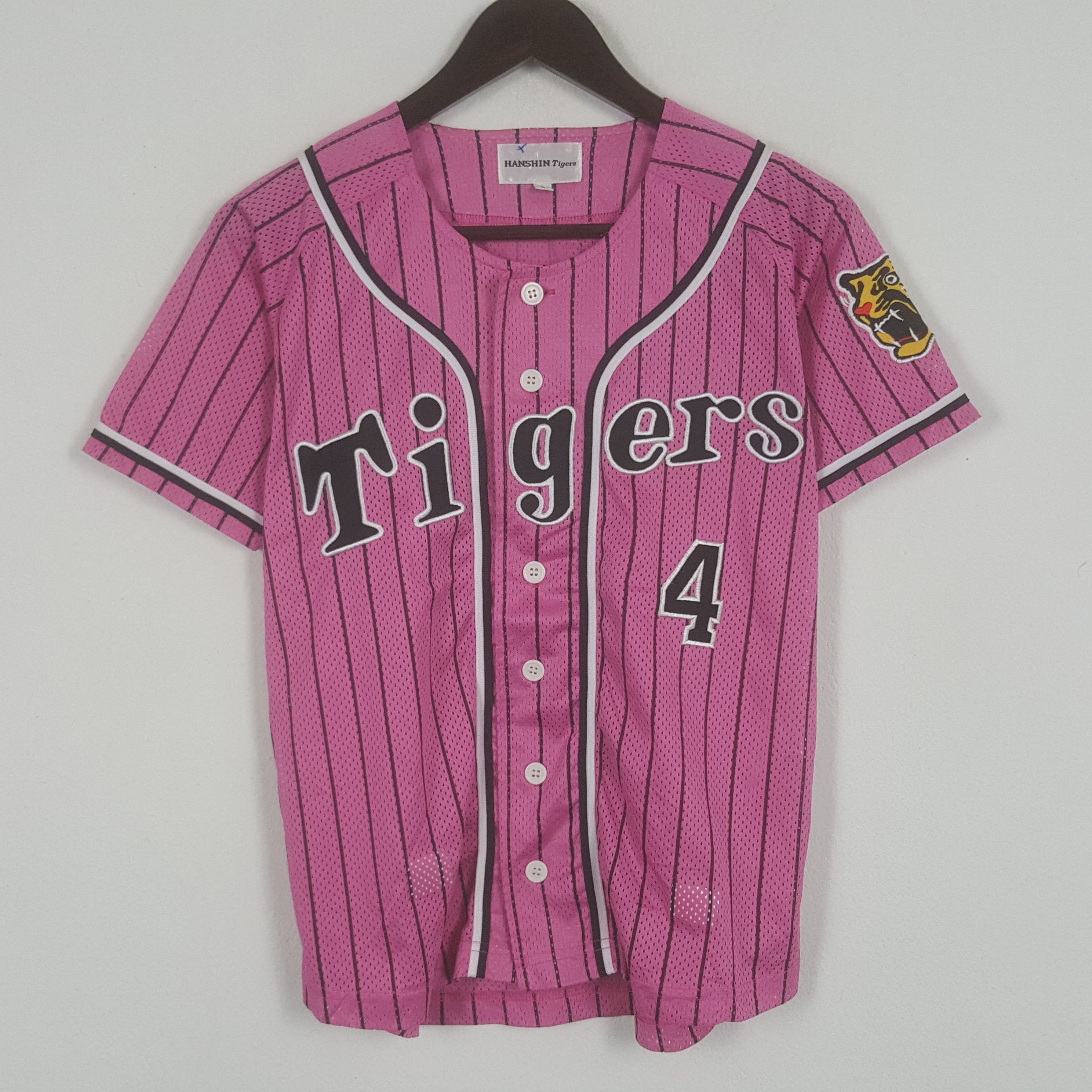 Vintage Vintage Tigers 4 Baseball Kit Tshirt Size US S / EU 44-46 / 1 - 1 Thumbnail