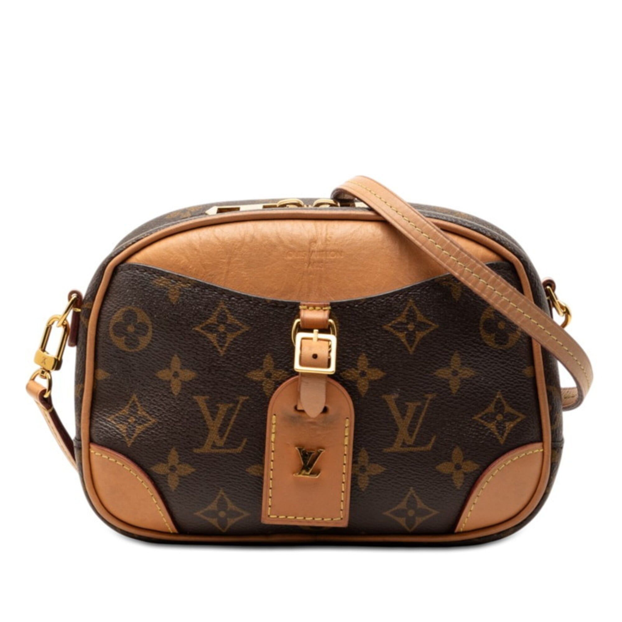 Louis Vuitton Louis Vuitton Monogram Deauville MINI Crossbody Shoulder Bag Pochette M45528 Brown Leather Women's LOUIS VUITTON Size ONE SIZE - 1 Thumbnail