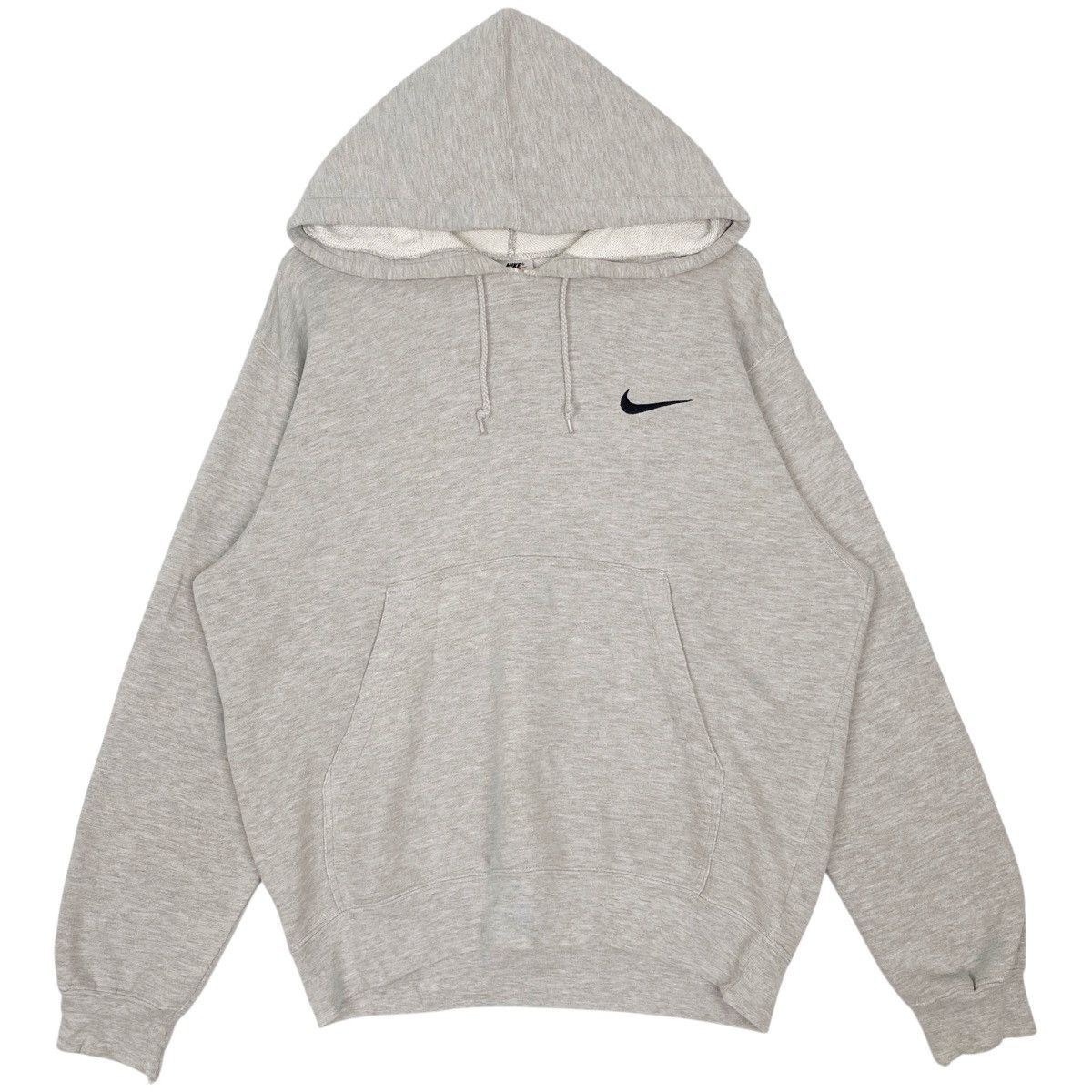 Other Vintage 90s Nike Swoosh Hoodie Sweater Grey Made In Vietnam Size US M / EU 48-50 / 2 - 1 Thumbnail