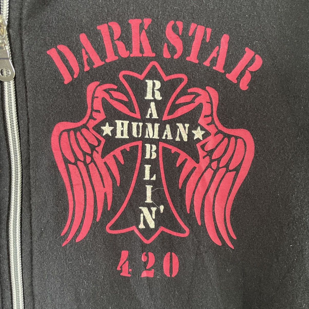 If Six Was Nine × Le Grande Bleu (L.G.B.) × Seditionaries Darkstar Skeleton Bones Fullzip Hoodie Size L / US 10 / IT 46 - 5 Thumbnail