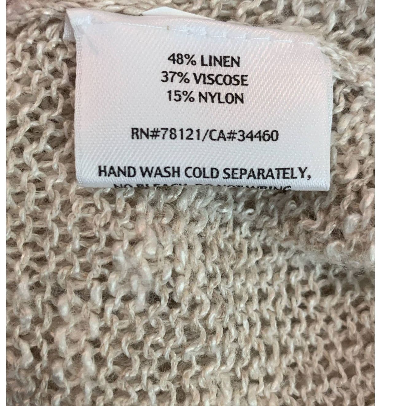 Eileen Fisher Eileen Fisher beige long sleeves open cardigan size Small Size S / US 4 / IT 40 - 4 Thumbnail