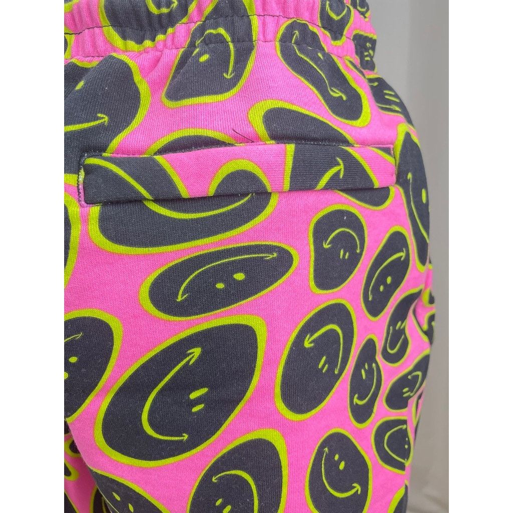 WeSC WESC Pink Trippy Smiley Cotton Shorts Unisex (M/L) NEW Skate Size 32" / US 10 / IT 46 - 4 Thumbnail