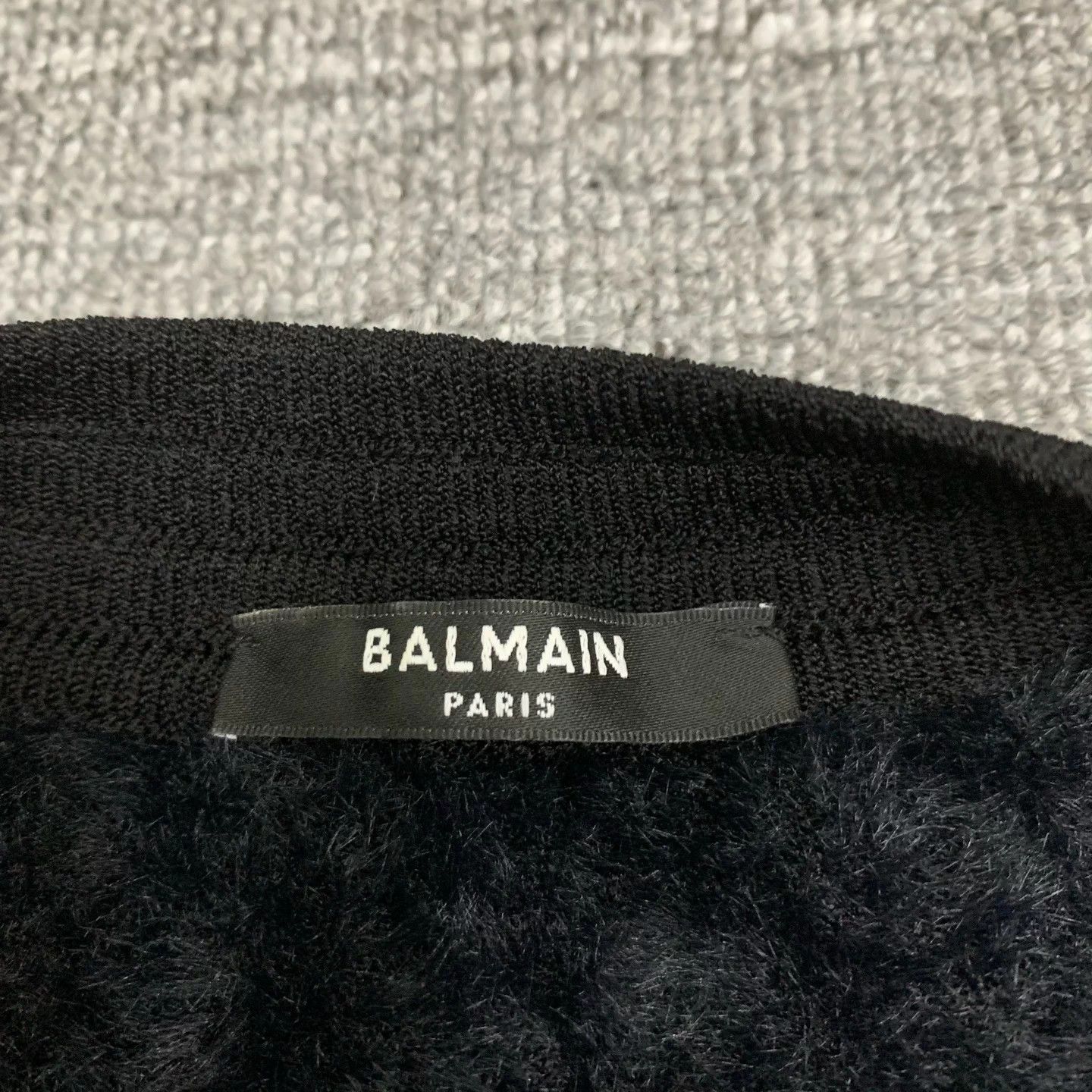 Balmain Balmain Black Fleece Short Cardigan Size XS / US 0-2 / IT 36-38 - 4 Thumbnail