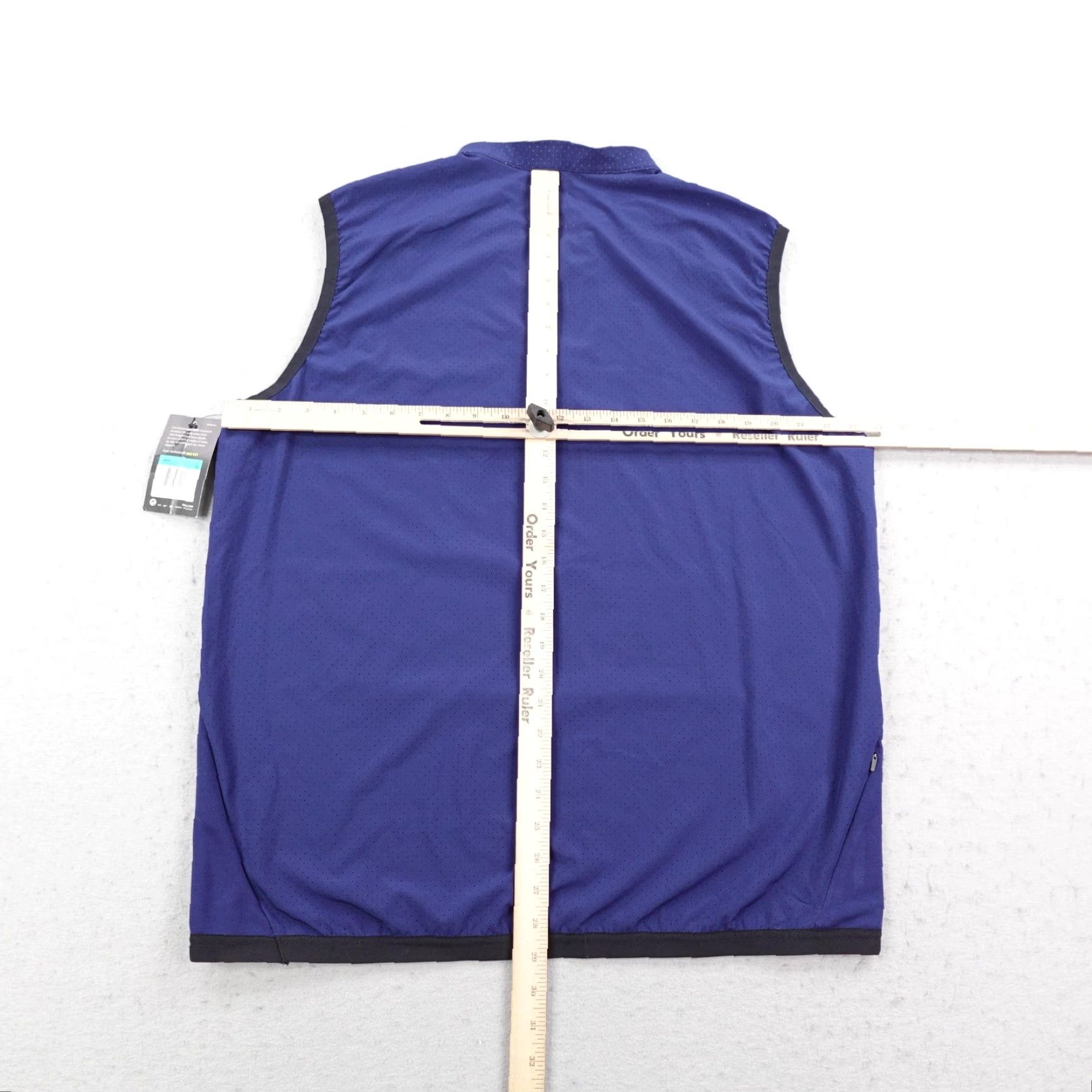 Nike Nike Vest Mens XL Blue Dri Fit 1/4 Zip Sleeveless Pullover Training Performance New Size US XL / EU 56 / 4 - 7 Thumbnail