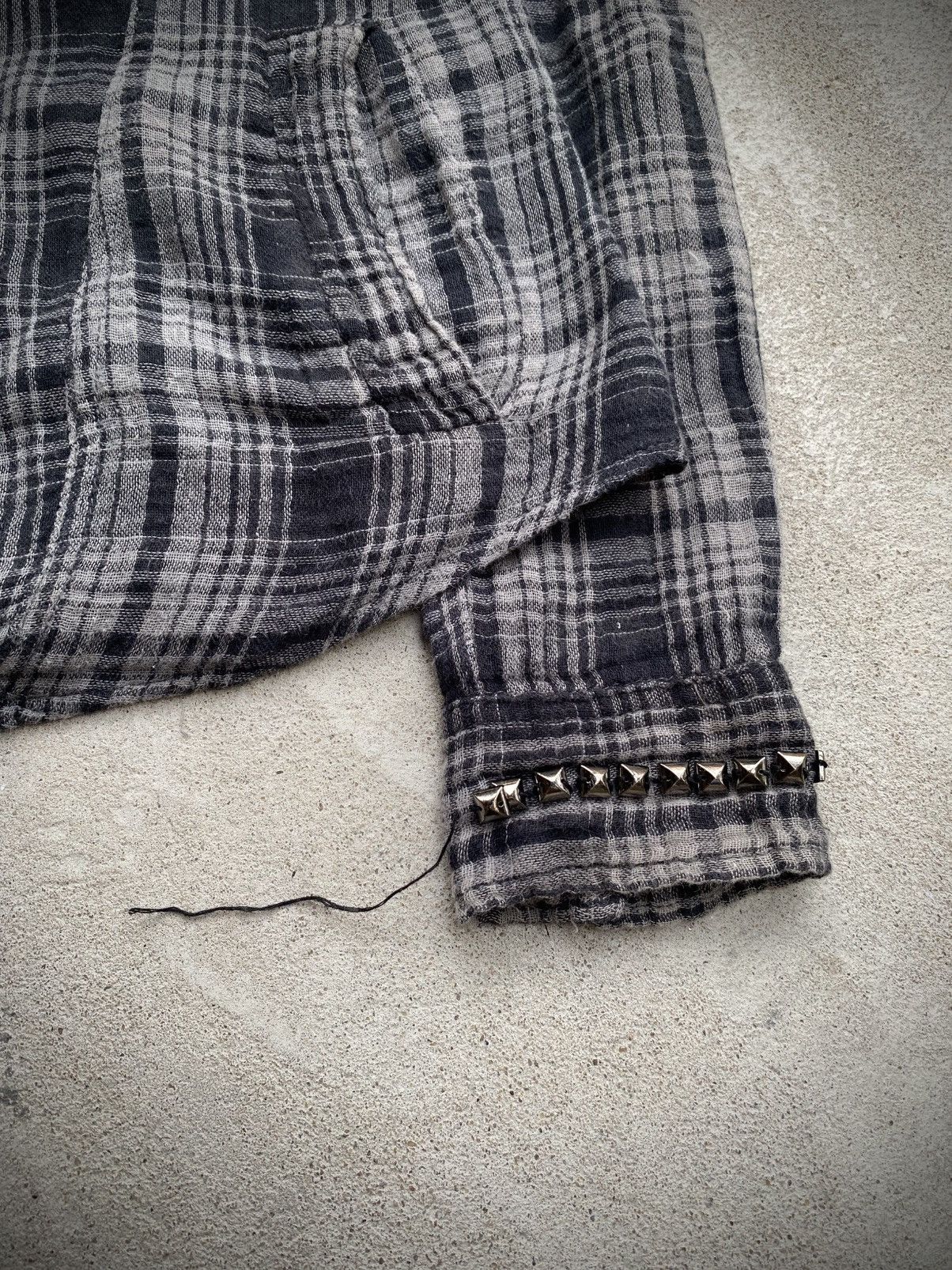 KMRii HEAVEN AND EARTH STUDDED RAMONES PLAID JACKET PUNK GOTHIC Size M / US 6-8 / IT 42-44 - 5 Thumbnail