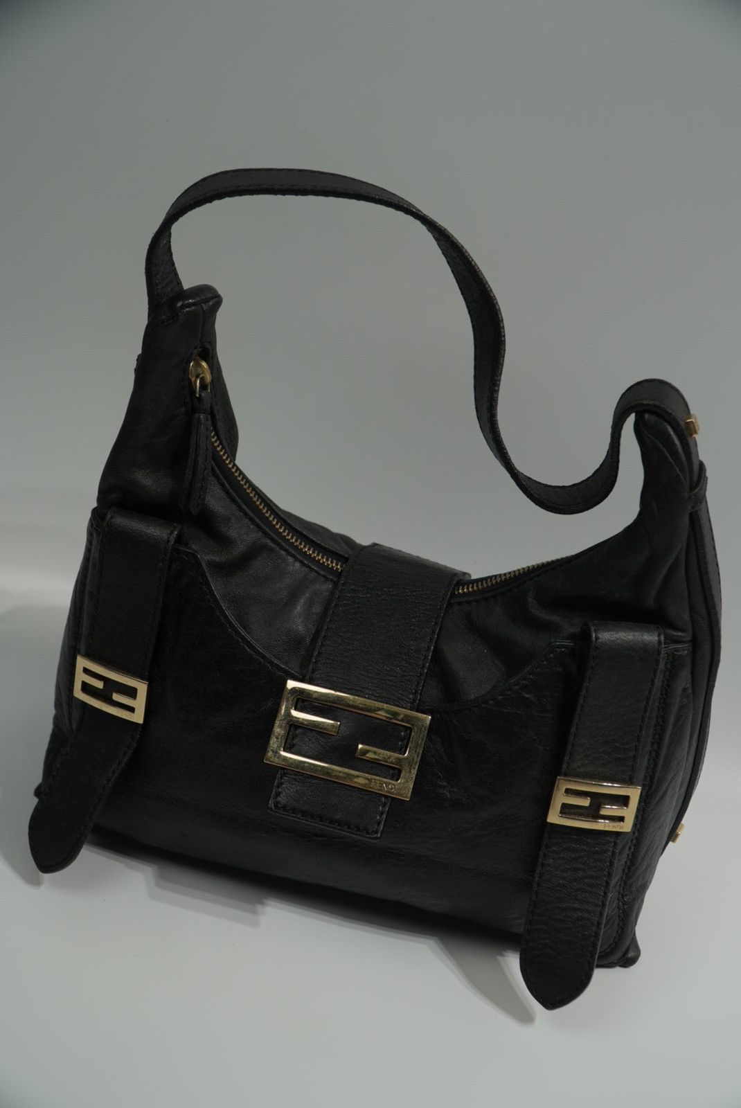 Fendi Fendi Multi Pocket Bag in Black Leather Size ONE SIZE - 4 Thumbnail