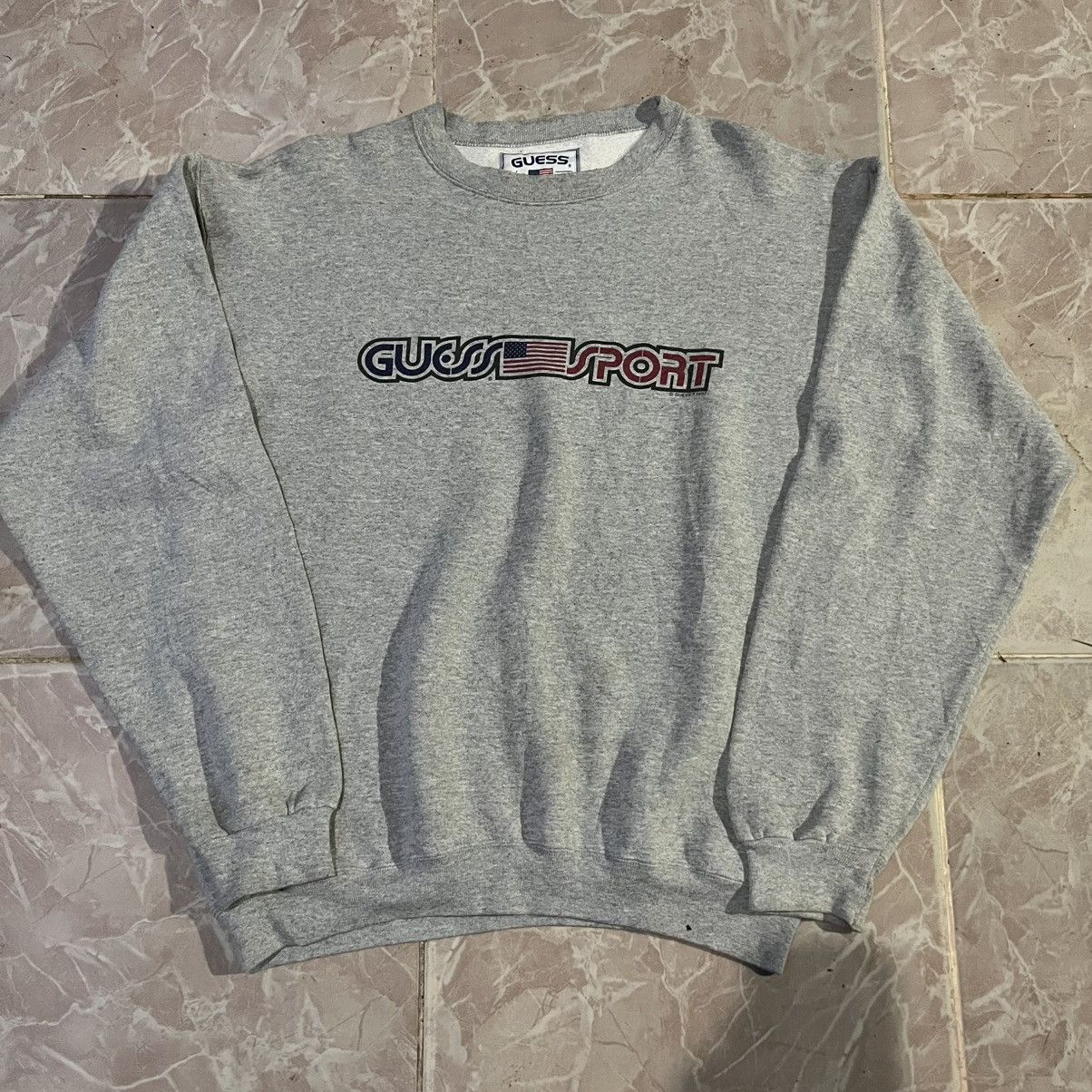 Guess × Vintage Vintage '1997 GUESS SPORT USA Crewneck Size US M / EU 48-50 / 2 - 1 Thumbnail