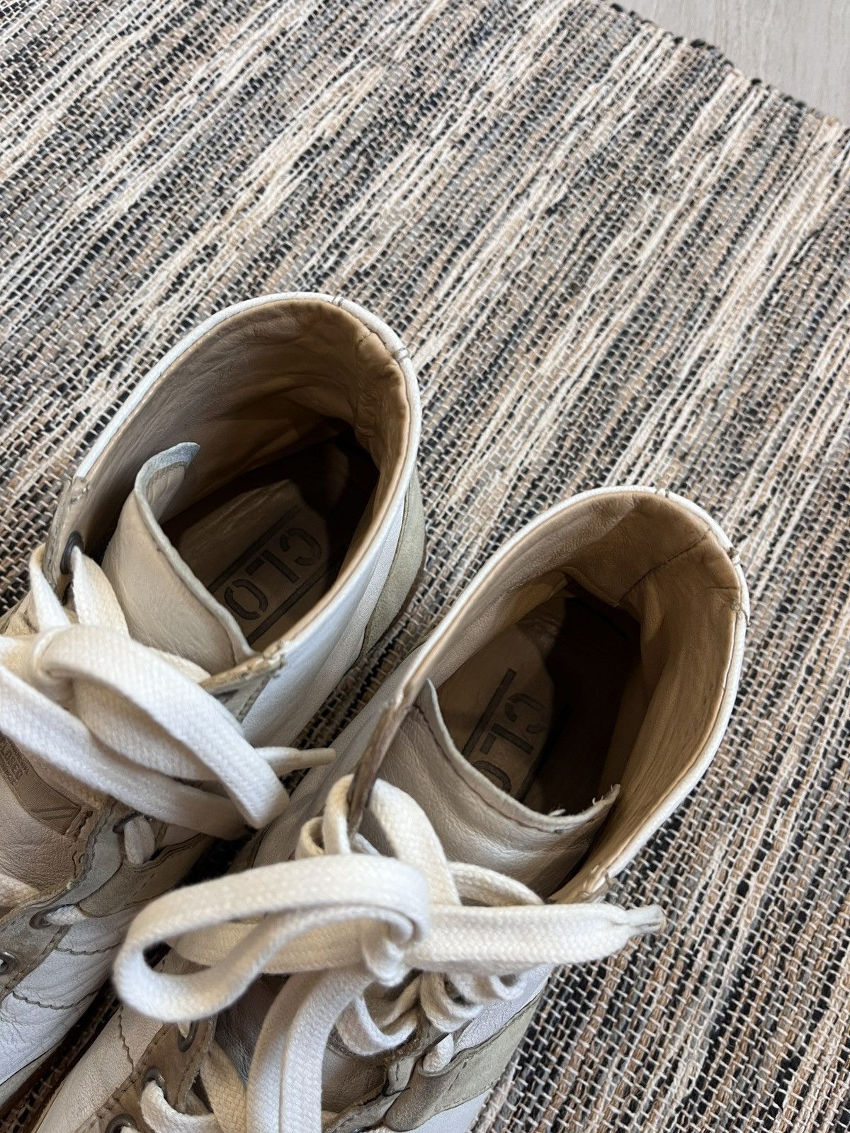 Vintage Vintage Clozed Leather Sneakers white BW Sport style hype Size US 10 / IT 40 - 10 Thumbnail