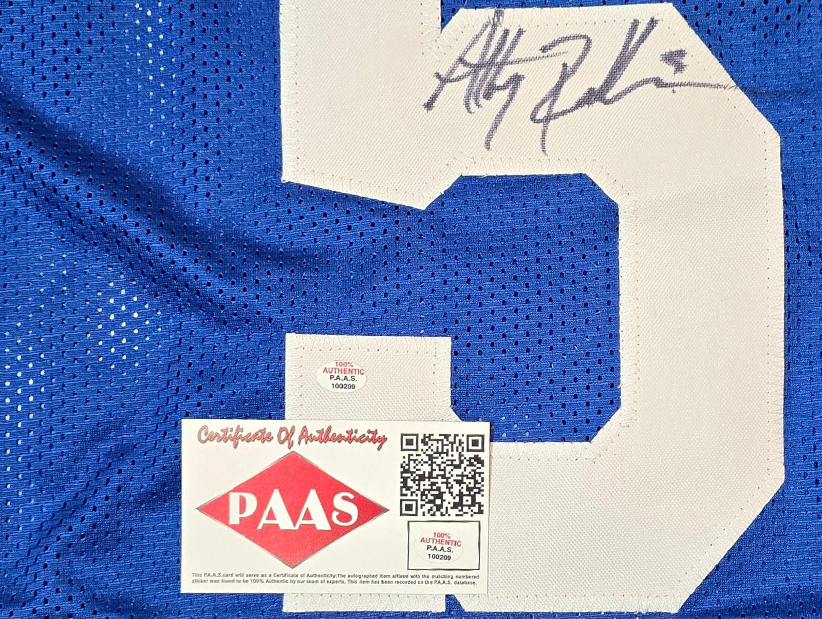 Other Anthony Richardson autographed football jersey COA (XL) Size ONE SIZE - 4 Thumbnail