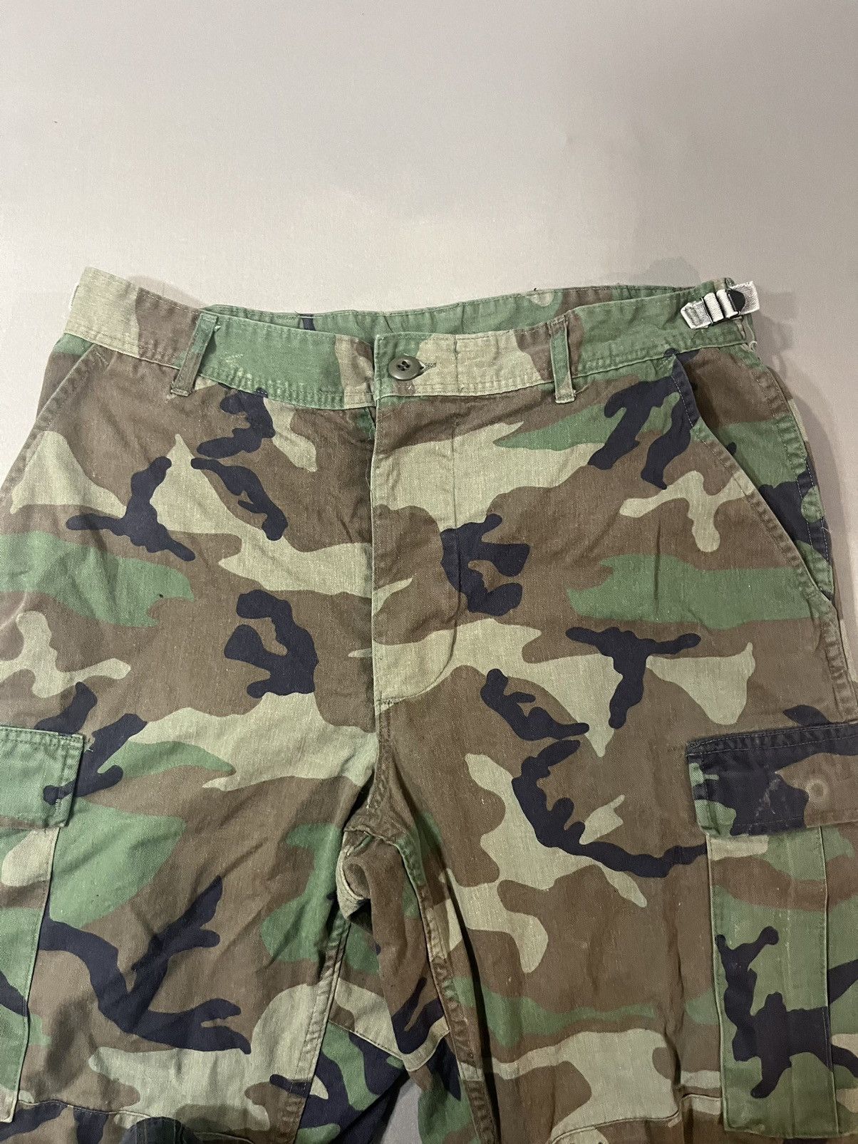 Vintage 1990s U.S. Army Camo Cargo Pants Size US 30 / EU 46 - 4 Thumbnail