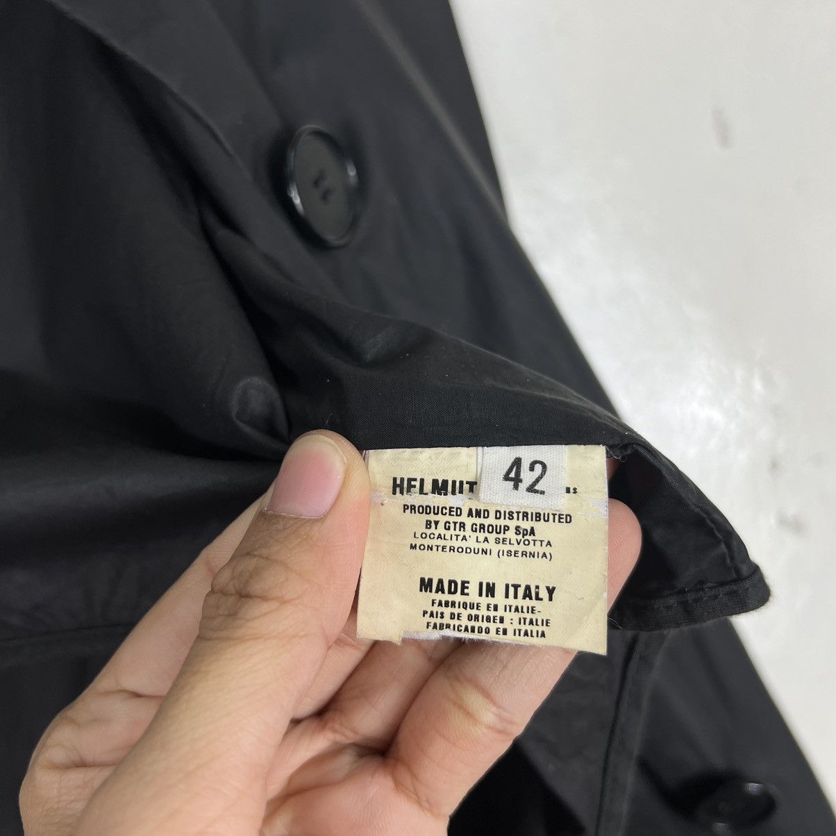 Helmut Lang 🔥 VINTAGE 1998 HELMUT LANG LIGHT LONG COAT MADE IN ITALY Size US S / EU 44-46 / 1 - 19 Thumbnail
