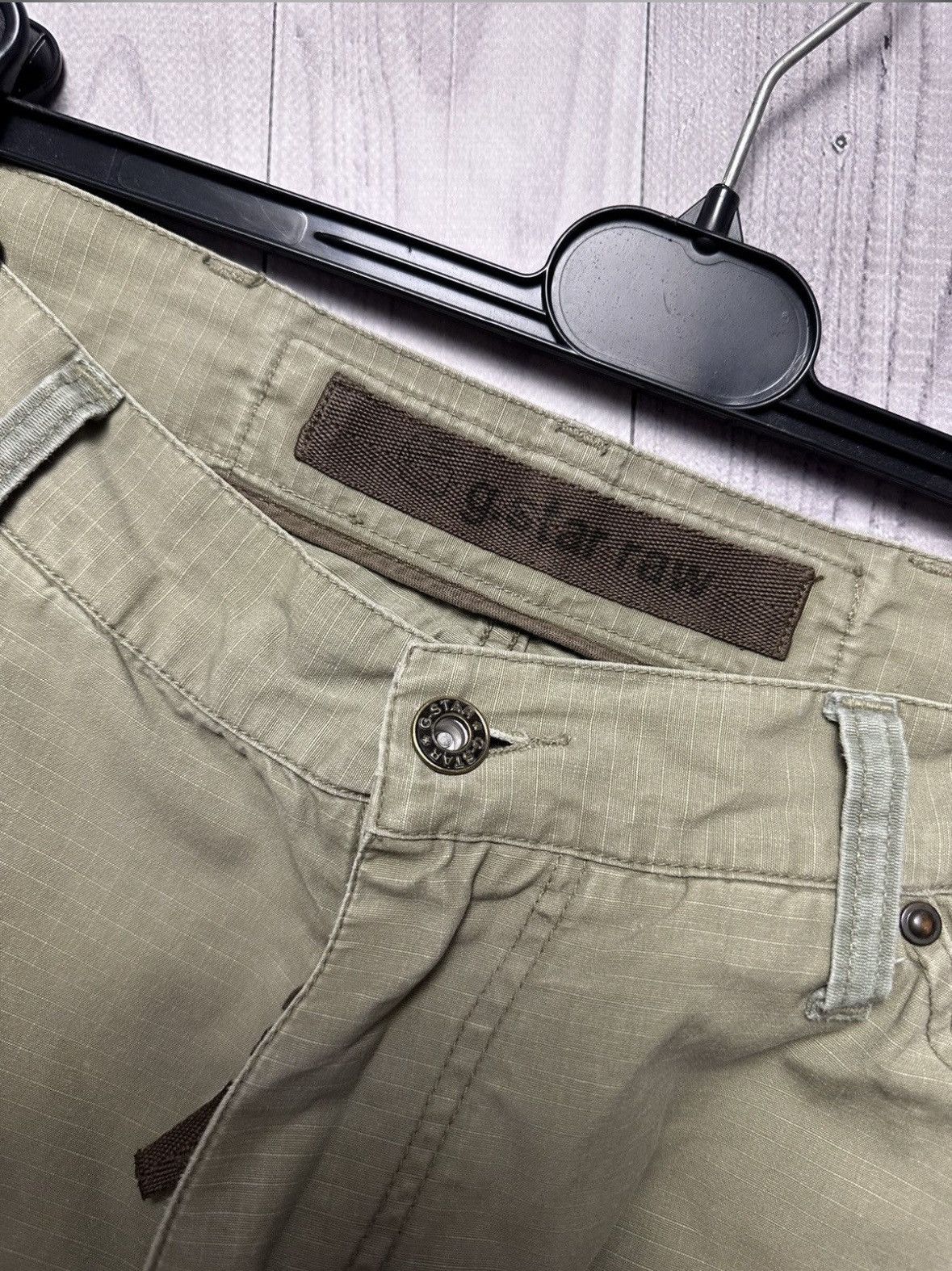 G-Star × Vintage Vintage G-Star Raw cargo pants Army pocket rare size 33 Size US 33 - 3 Thumbnail