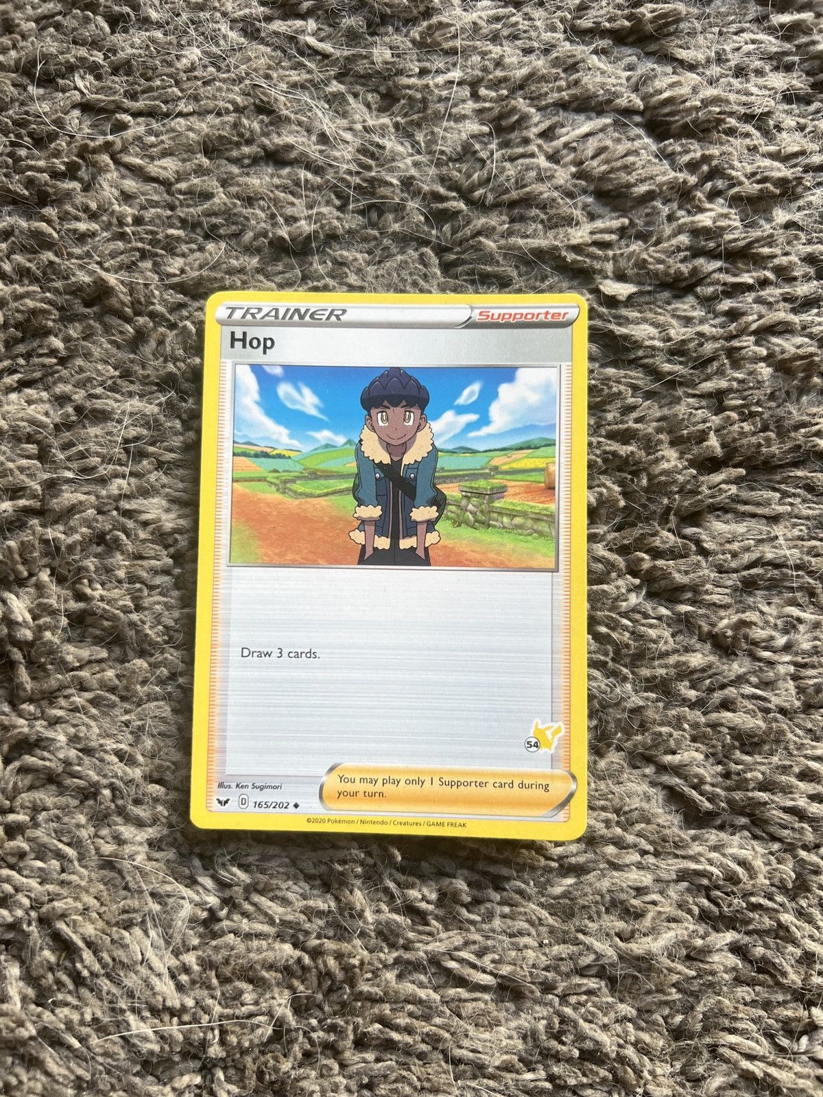 Pokemon 2020 Pokémon Hop Card Size ONE SIZE - 1 Thumbnail