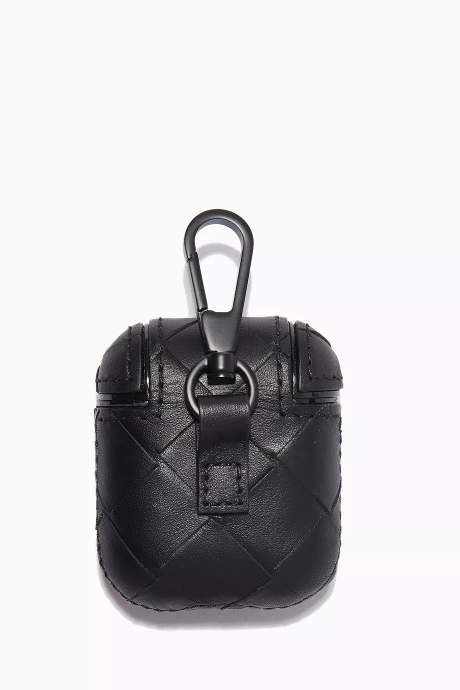 Bottega Veneta o1y0526 Size : OS / Leather Airpod Case in Black Size ONE SIZE - 3 Thumbnail