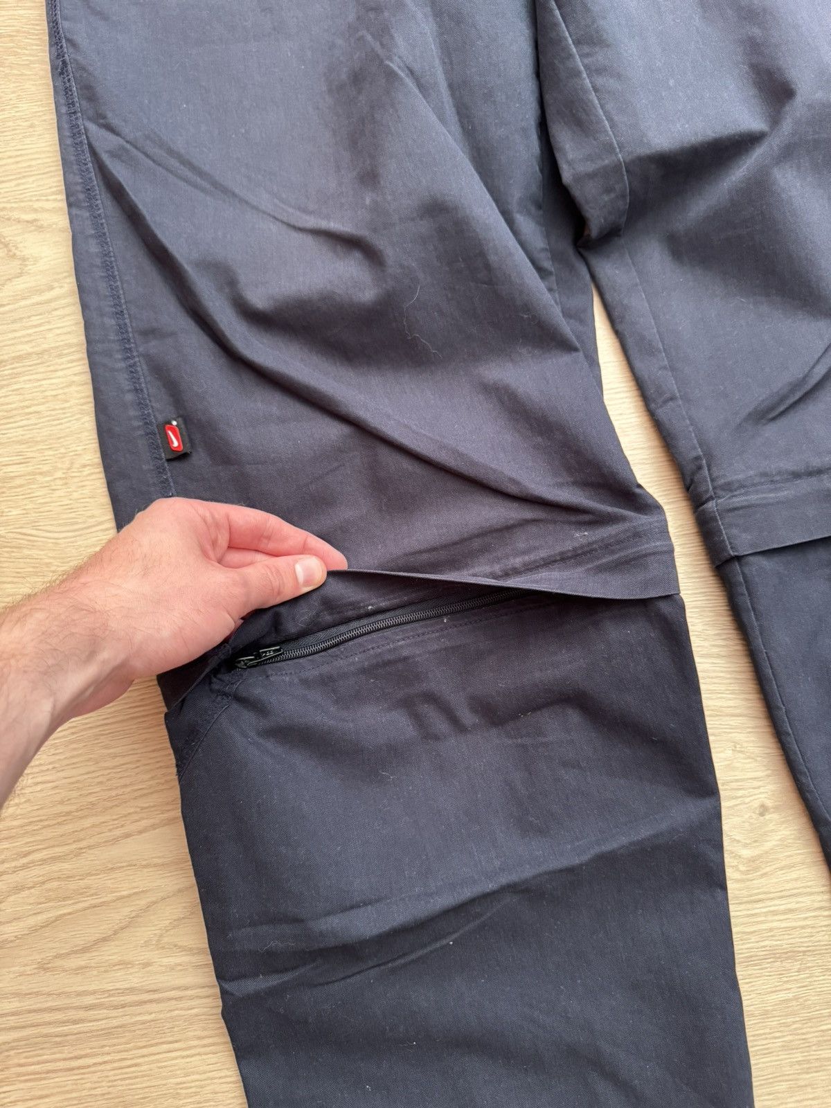 Nike Vintage 00’s Nike Faded y2k Sport Navy Transformer Pants Size US 34 / EU 50 - 4 Thumbnail