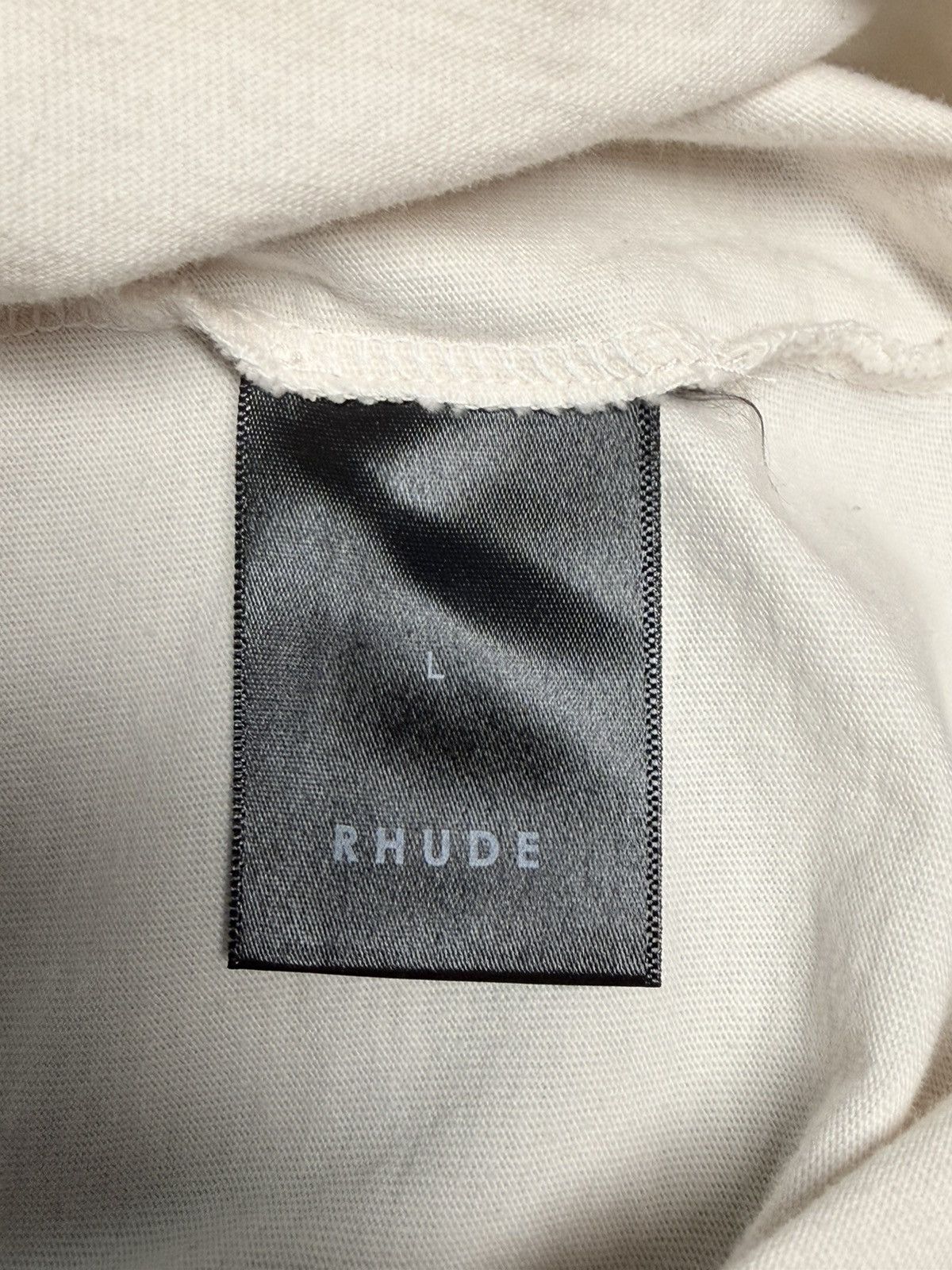 Rhude Rhude White & Black Raglan T Size US L / EU 52-54 / 3 - 4 Thumbnail