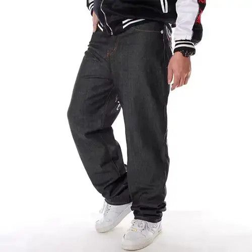 Other Embroidered Flower Wings Male Denim Pants Size US 36 / EU 52 - 2 Thumbnail