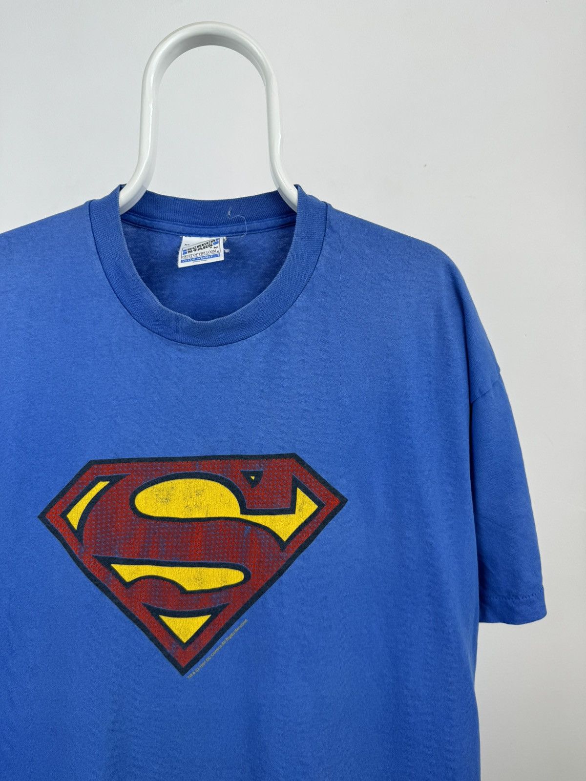 Vintage Vintage 1994 Dc Comics Screen Stars Superman Big Logo Tee Size US XL / EU 56 / 4 - 2 Thumbnail