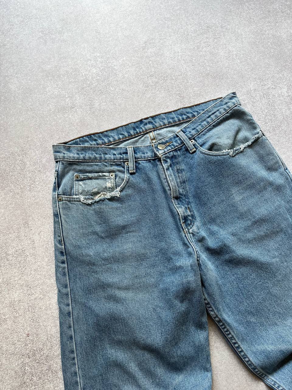 Polo Ralph Lauren × Vintage Vintage Polo Ralph Lauren Jeans Baggy Denim Pants Y2K 34x32 Size US 34 / EU 50 - 7 Thumbnail