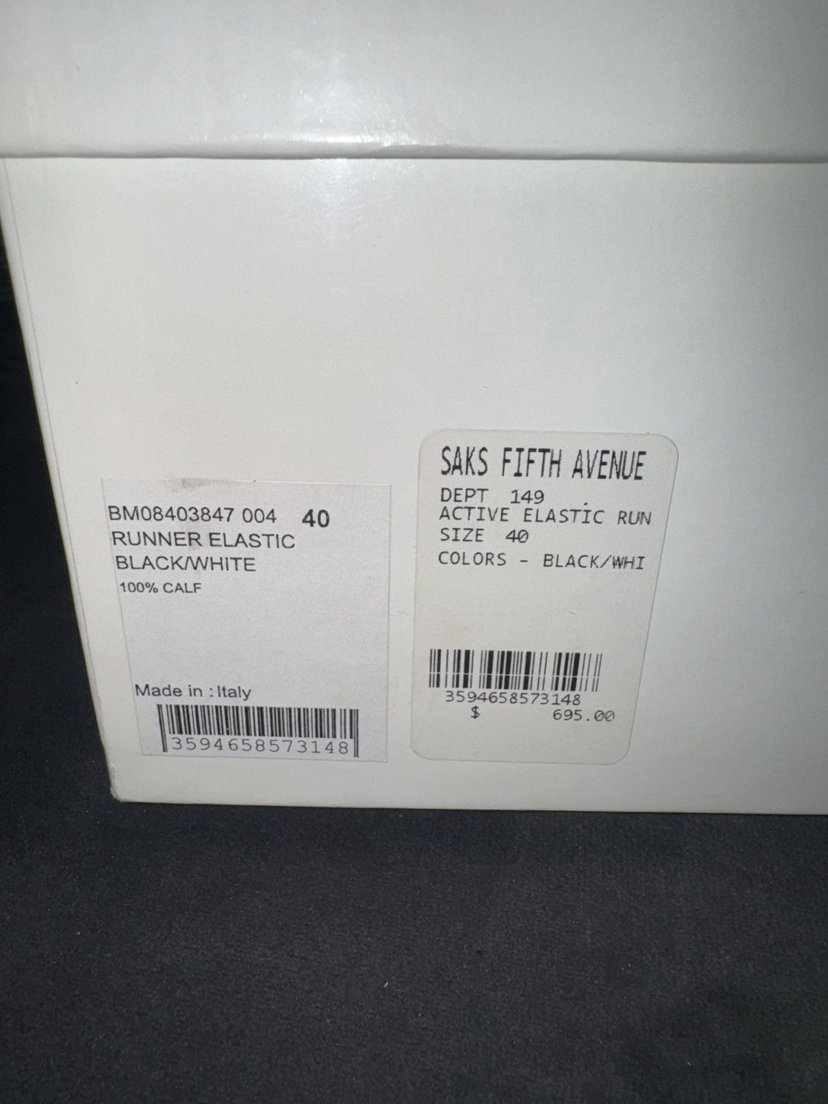 Givenchy Givenchy ‘Black/White/Red’ Active Elastic Runners Size 40EU Size US 7 / EU 40 - 11 Thumbnail