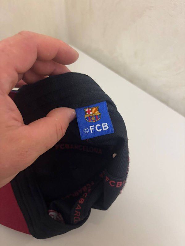 Vintage FCB Football Club Barcelona Barca Cap Hat Blue Red Size ONE SIZE - 4 Thumbnail