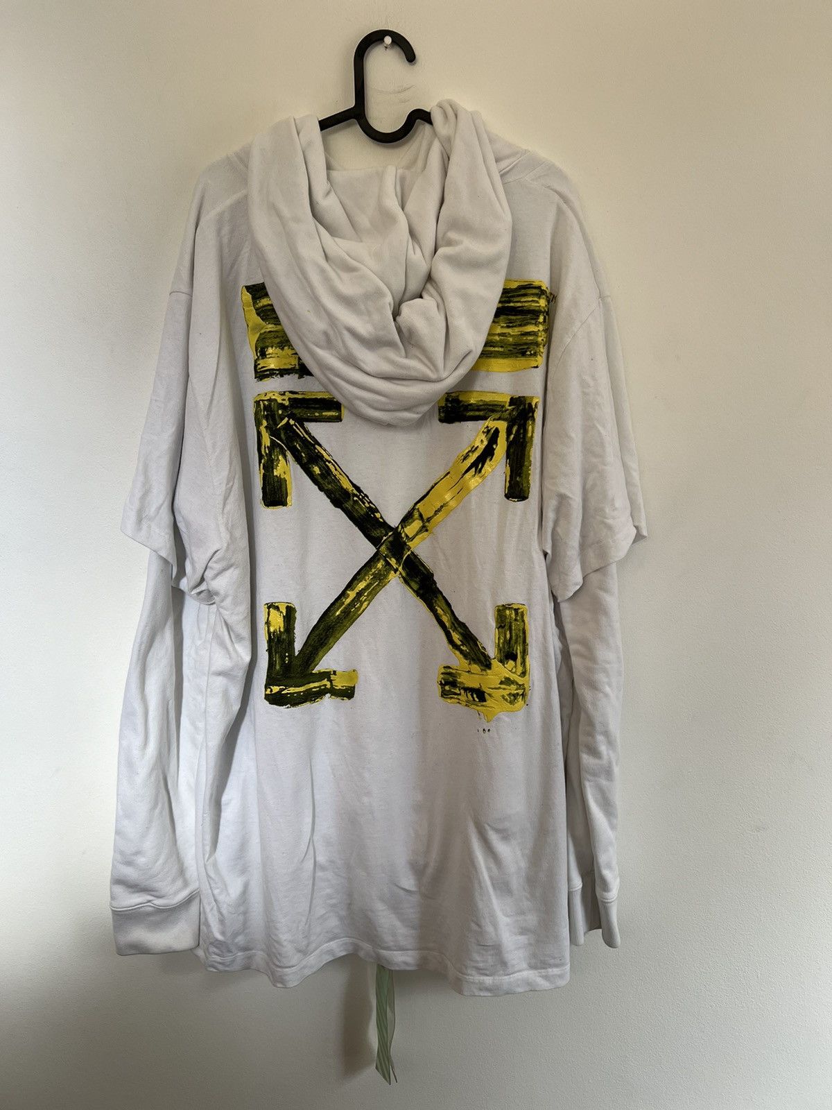 Off white Acrylic Hoodie