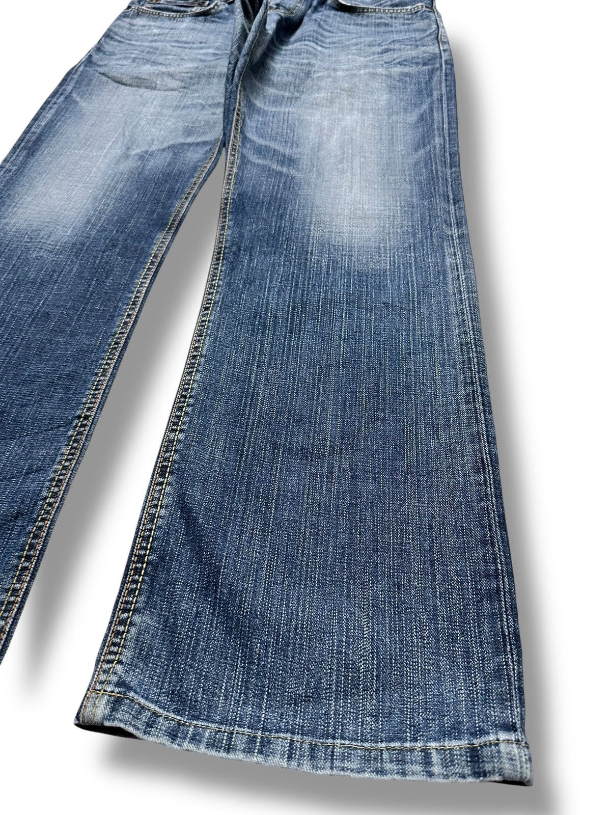 Edwin Edwin EDGE of BLUE JEANS Japan Straight Leg with Faded Wash Size US 35 - 16 Thumbnail