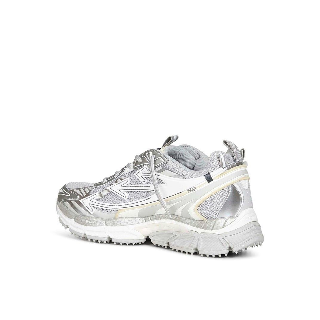 Off-White OFF-WHITE Be Right Back Gray Silver Mesh Leather Sneakers Ne Size US 12 / EU 45 - 3 Thumbnail