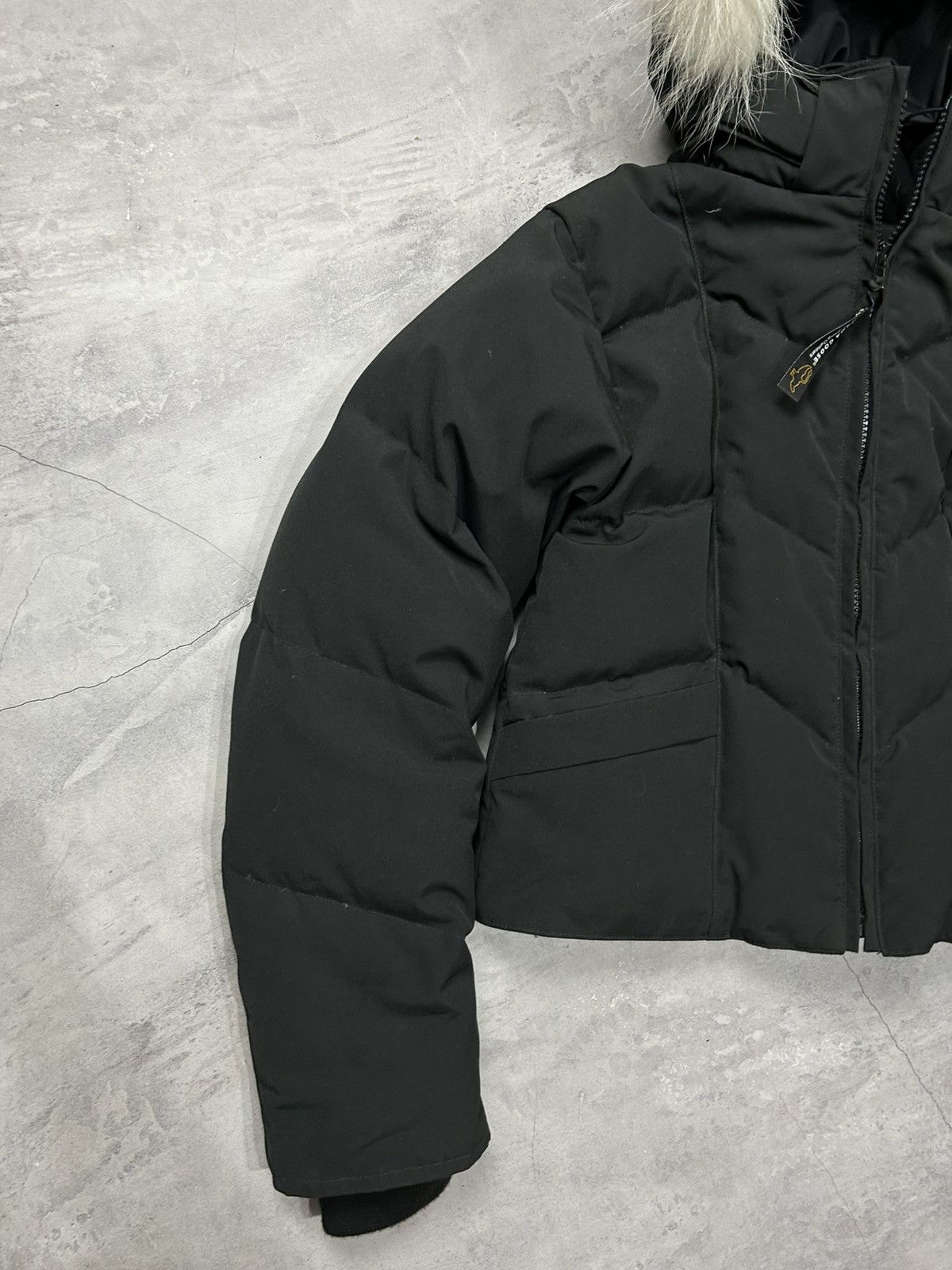 Canada Goose × Vintage Canada Goose Black Chilliwack Bomber Small Black Size S / US 4 / IT 40 - 2 Thumbnail