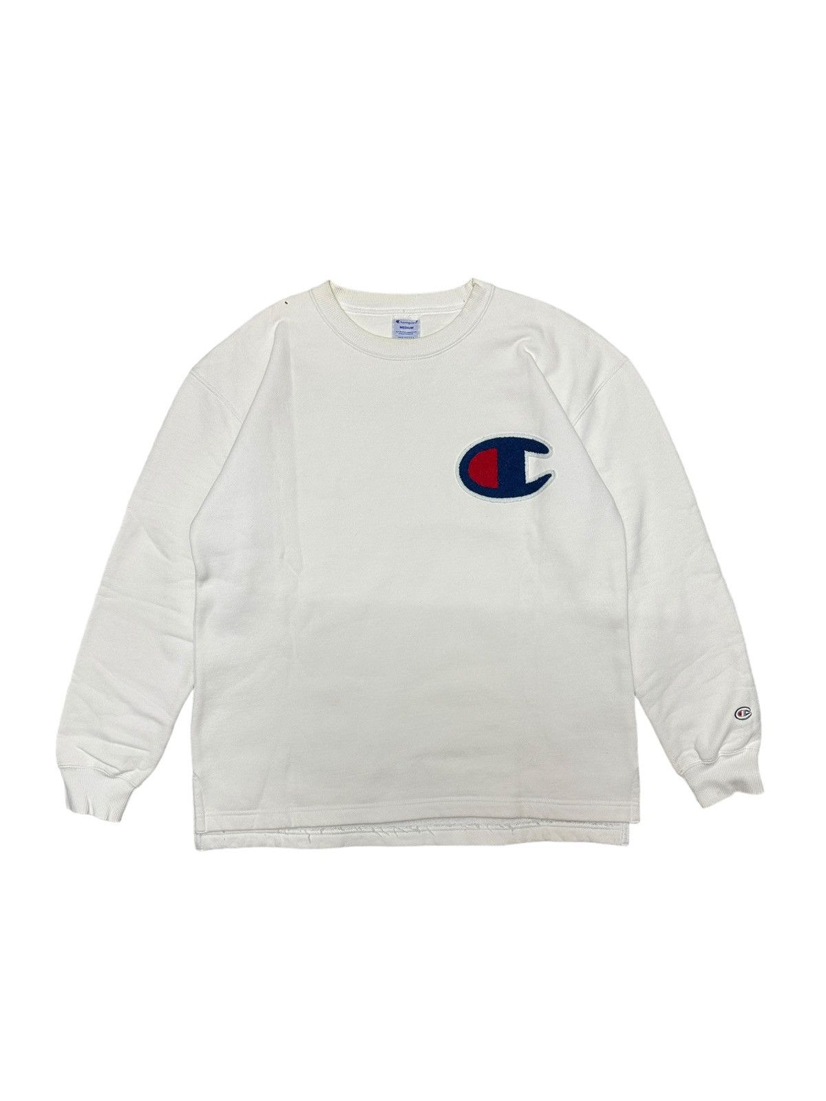 image of Champions X Ne-Net Sweatshirt in White, Men's (Size Medium)
