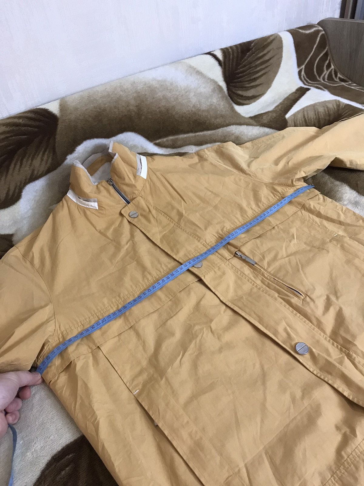 Bugatti × Vintage 🔥 Bugatti Light Jacket Zip Pockets Yellow Size US XL / EU 56 / 4 - 10 Thumbnail