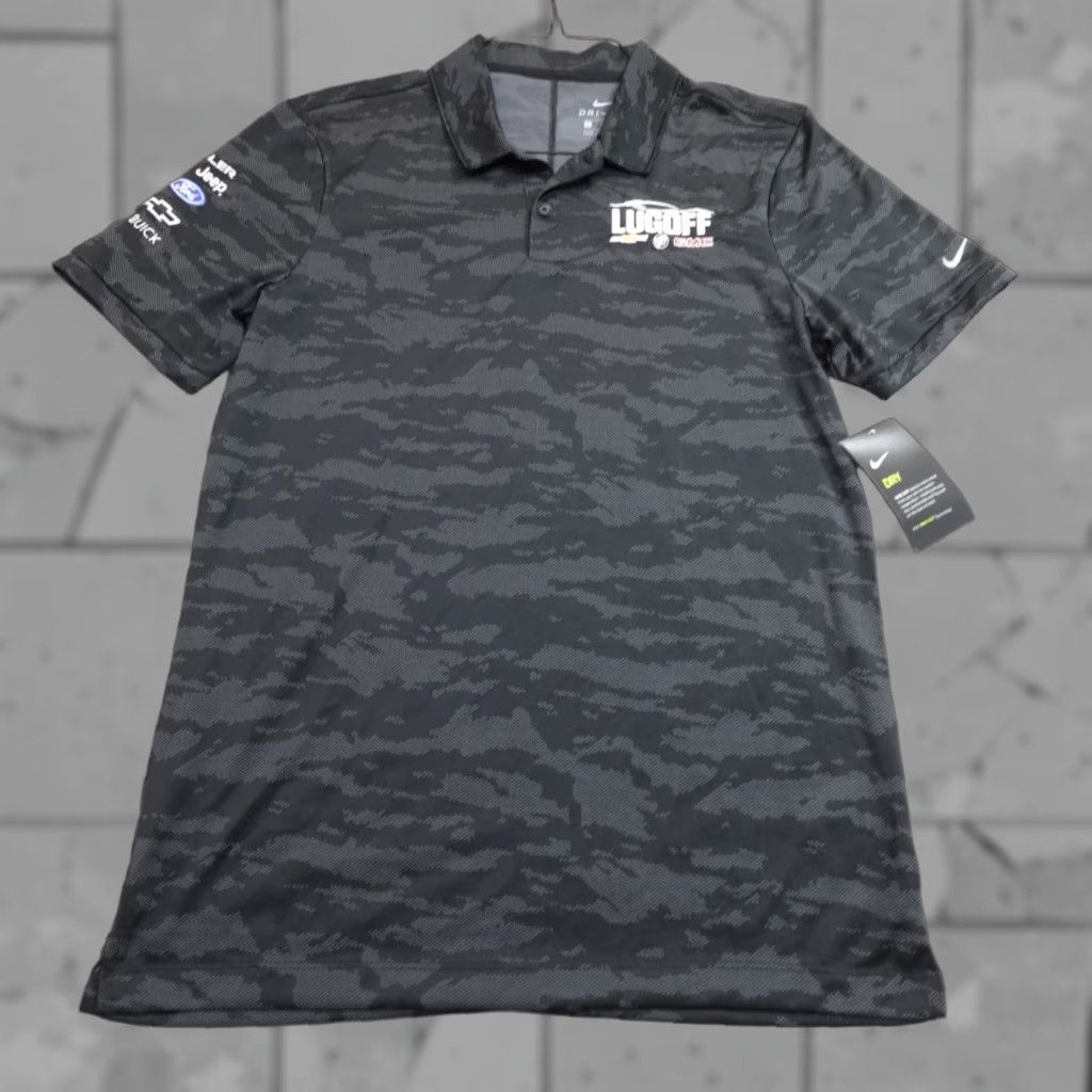 Nike Nike Polo Shirt Small Gray Camouflage Dri Fit Navy? (note: ensure actual color gray) Size US S / EU 44-46 / 1 - 1 Thumbnail