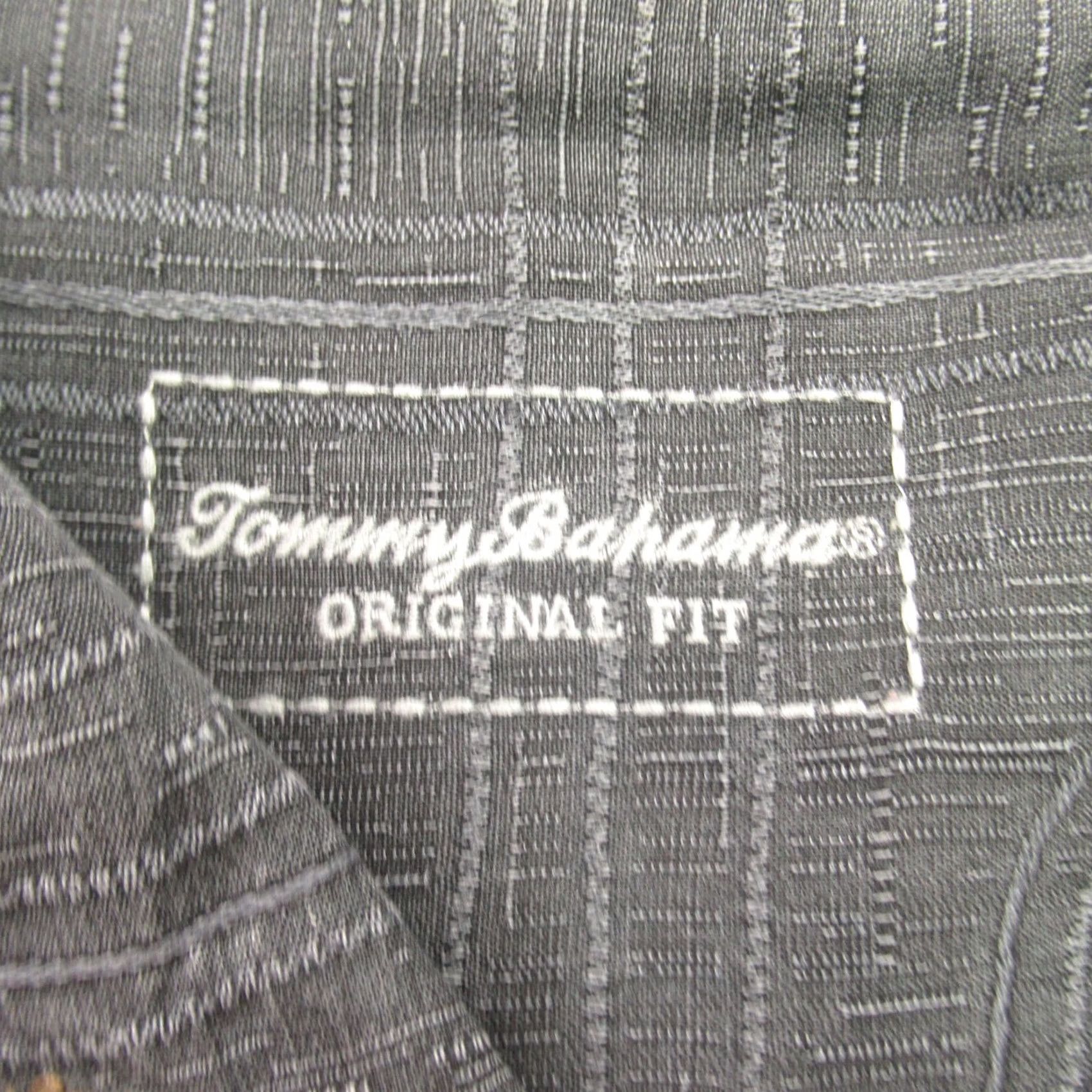 Tommy Bahama Tommy Bahama Shirt Mens Large Silk Short Sleeve Button Front Lightweight Gray Size US XL / EU 56 / 4 - 4 Thumbnail