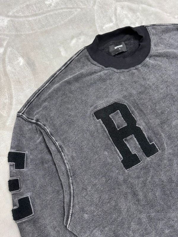 Represent Clo. Represent Clo Washed Boxy Crewneck Sweatshirt College XL Size US XL / EU 56 / 4 - 4 Thumbnail