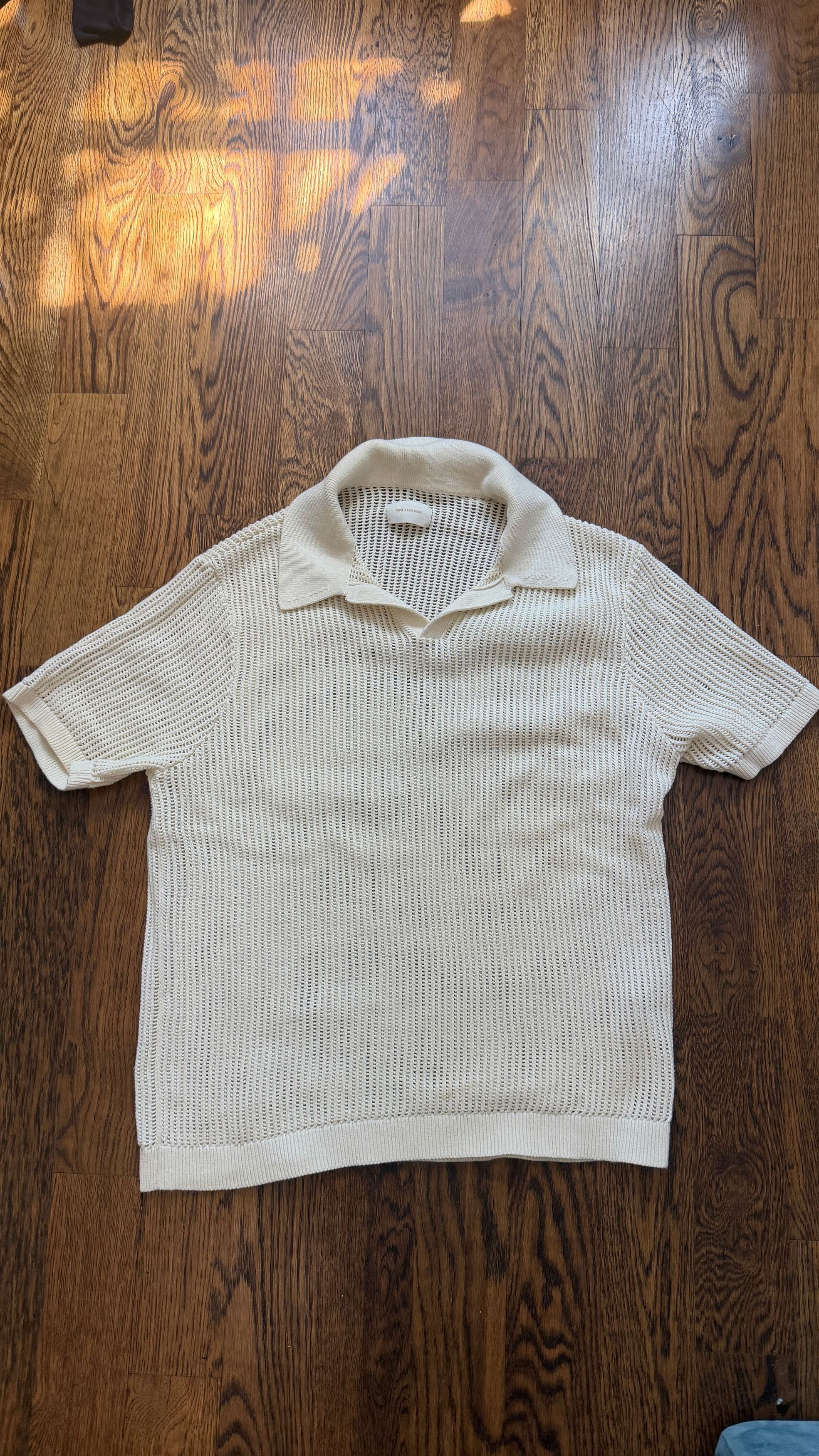 Aime Leon Dore Striped Shaker Stitch Polo | Grailed