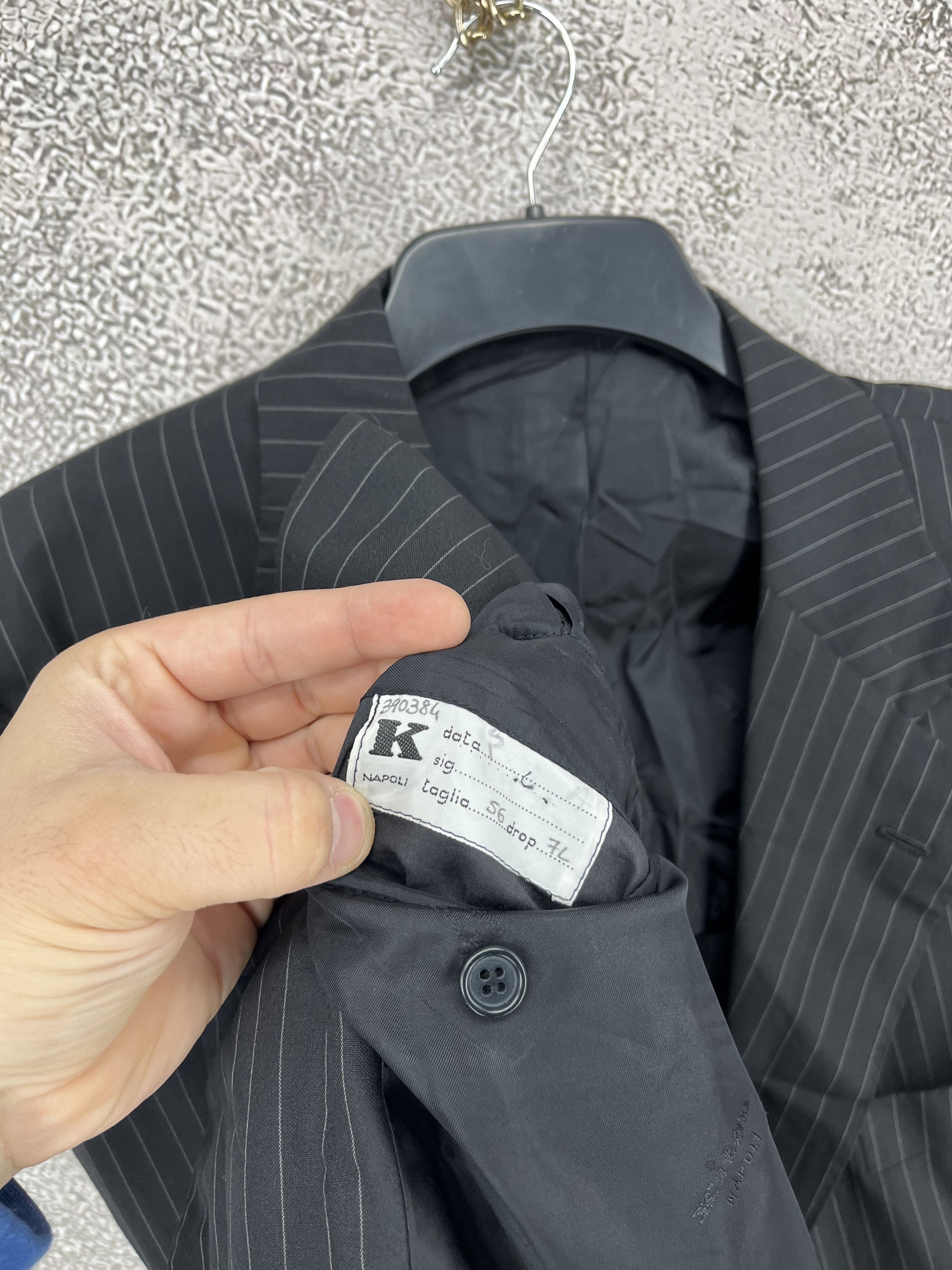 Kiton Kiton Napoli Navy Blue Wool Blazer Three Button Jacket Size 40L - 9 Thumbnail