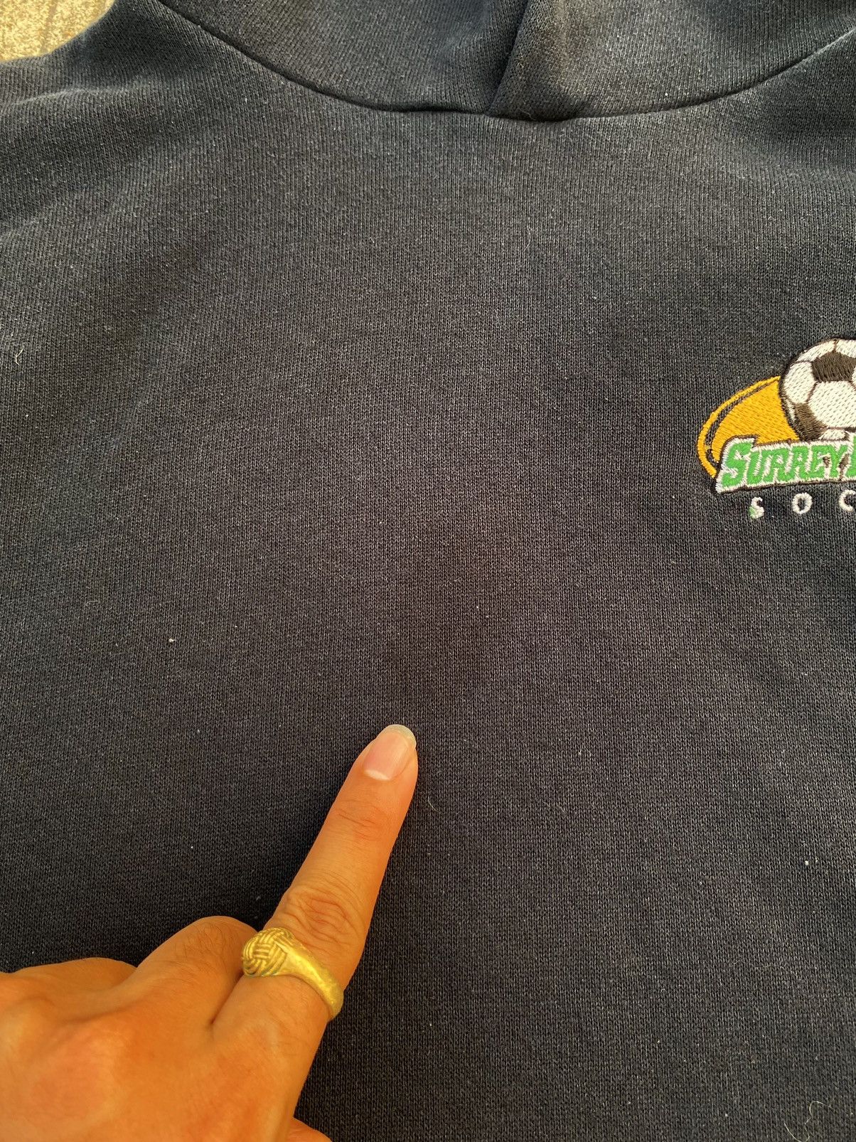 Russell Athletic × Vintage Vintage Black Russell Athletic Hoodie Size US S / EU 44-46 / 1 - 11 Thumbnail
