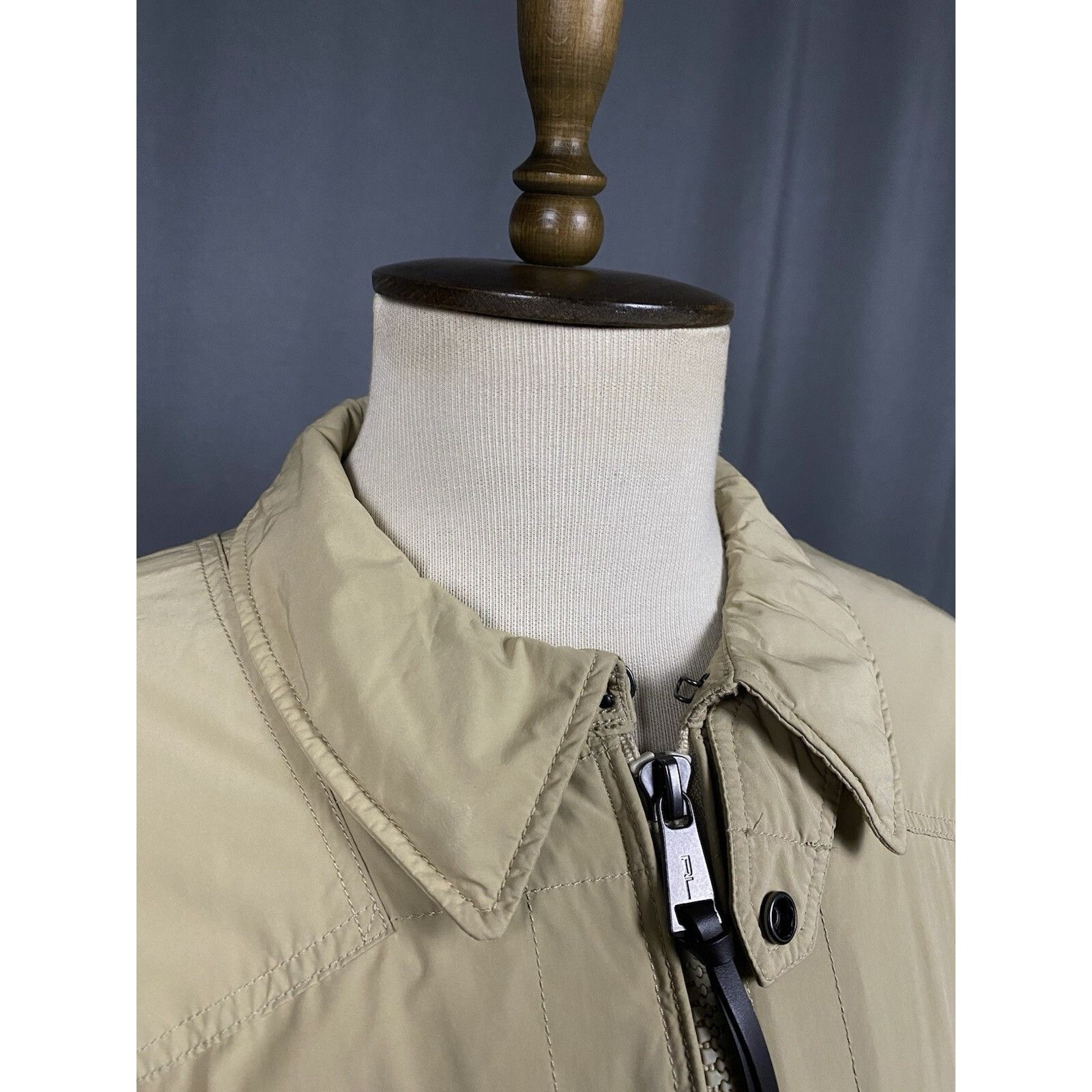 Polo Ralph Lauren Polo Ralph Lauren Men's Beige Nylon Multipocket Bomber Jacke Size US XXL / EU 58 / 5 - 6 Thumbnail